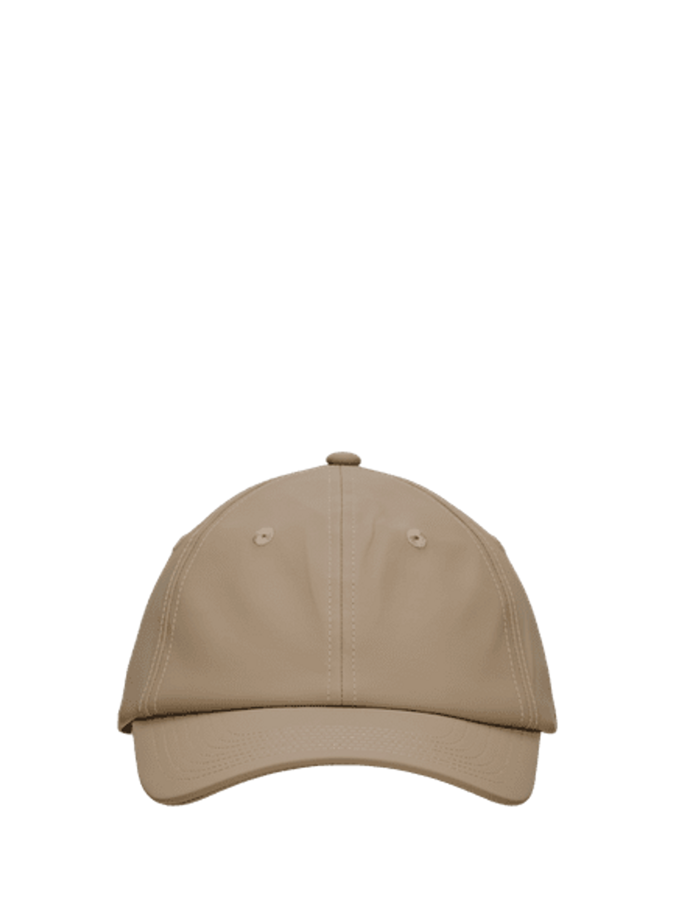 Adjustable solid color cap RAINS Beige