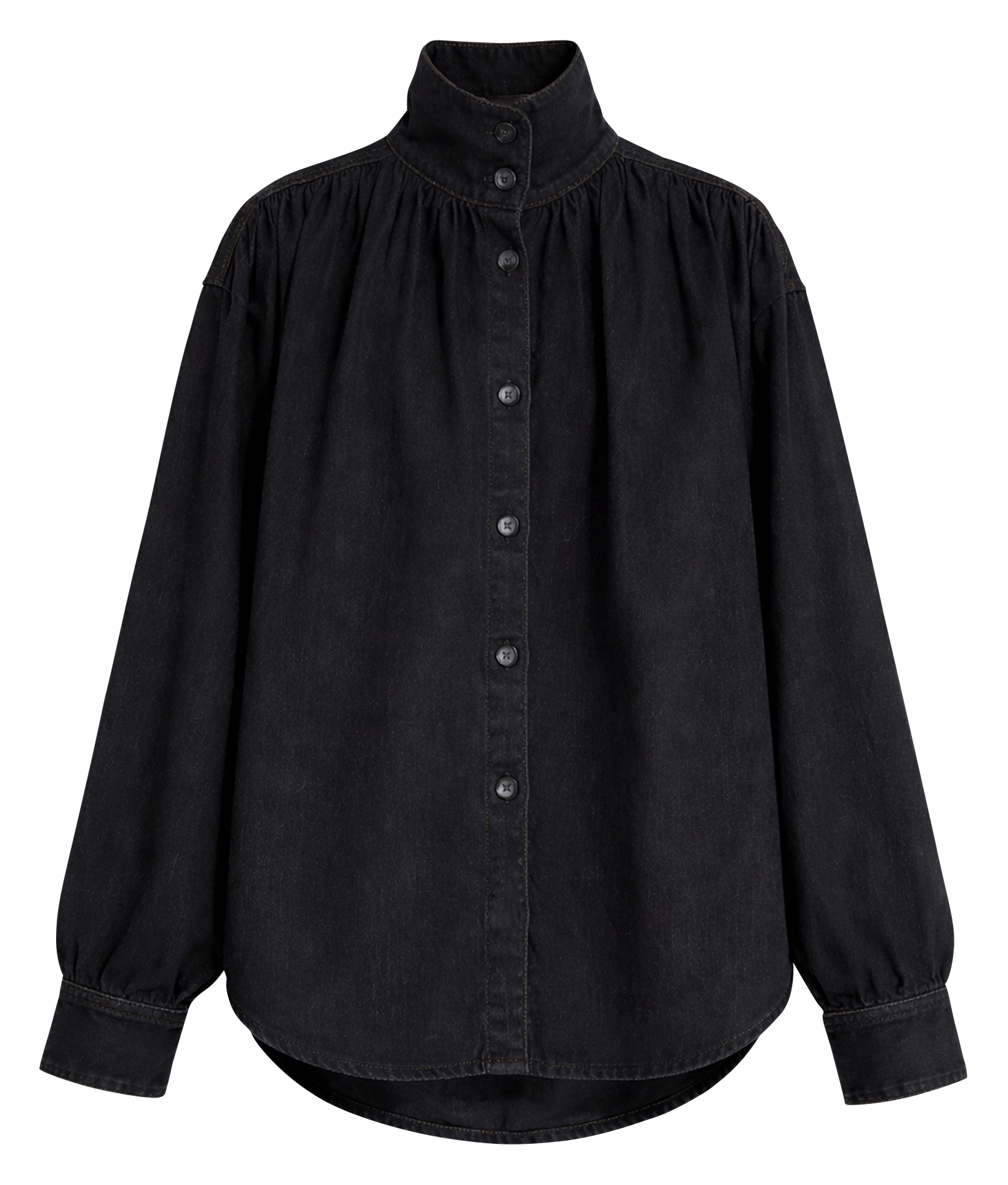 Blouse met opstaande kraag fenyra IRO Zwart