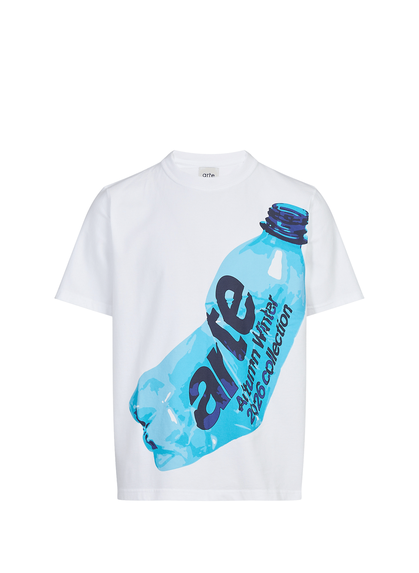 Kurzarm T-Shirt bedruckt aus Baumwolle ARTE ANTWERP Weiss