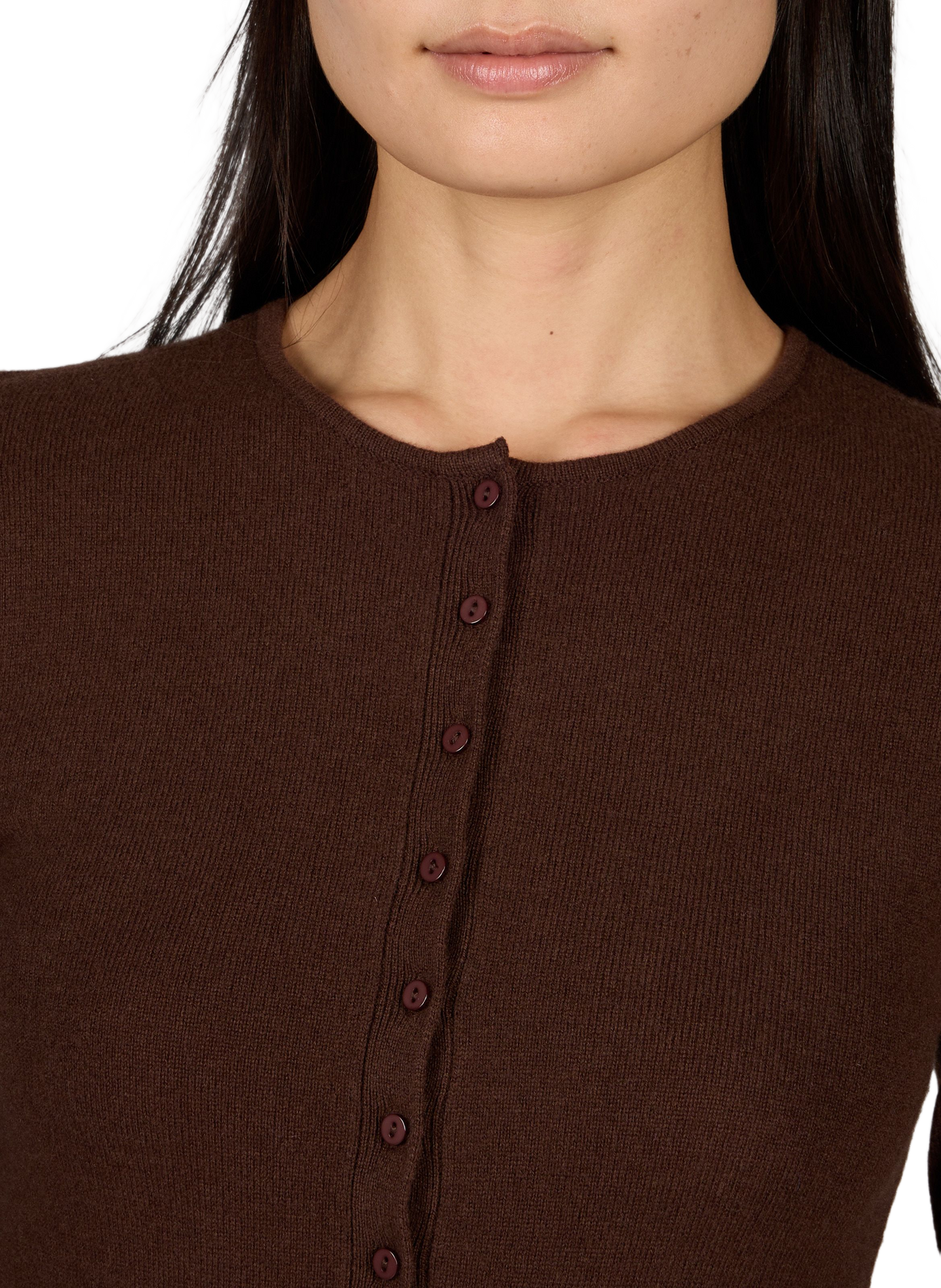 Long wool dress Anisha PETITE MENDIGOTE Brown