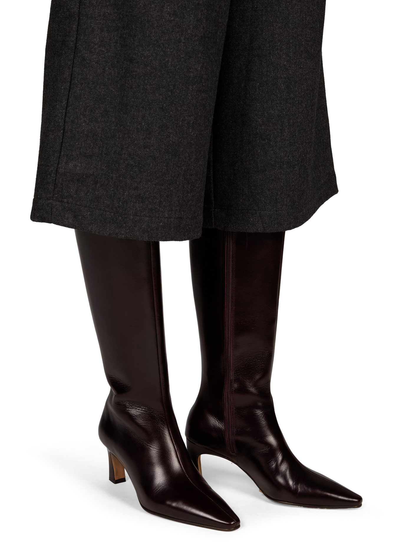 Bottes en cuir BOBBIES Rouge