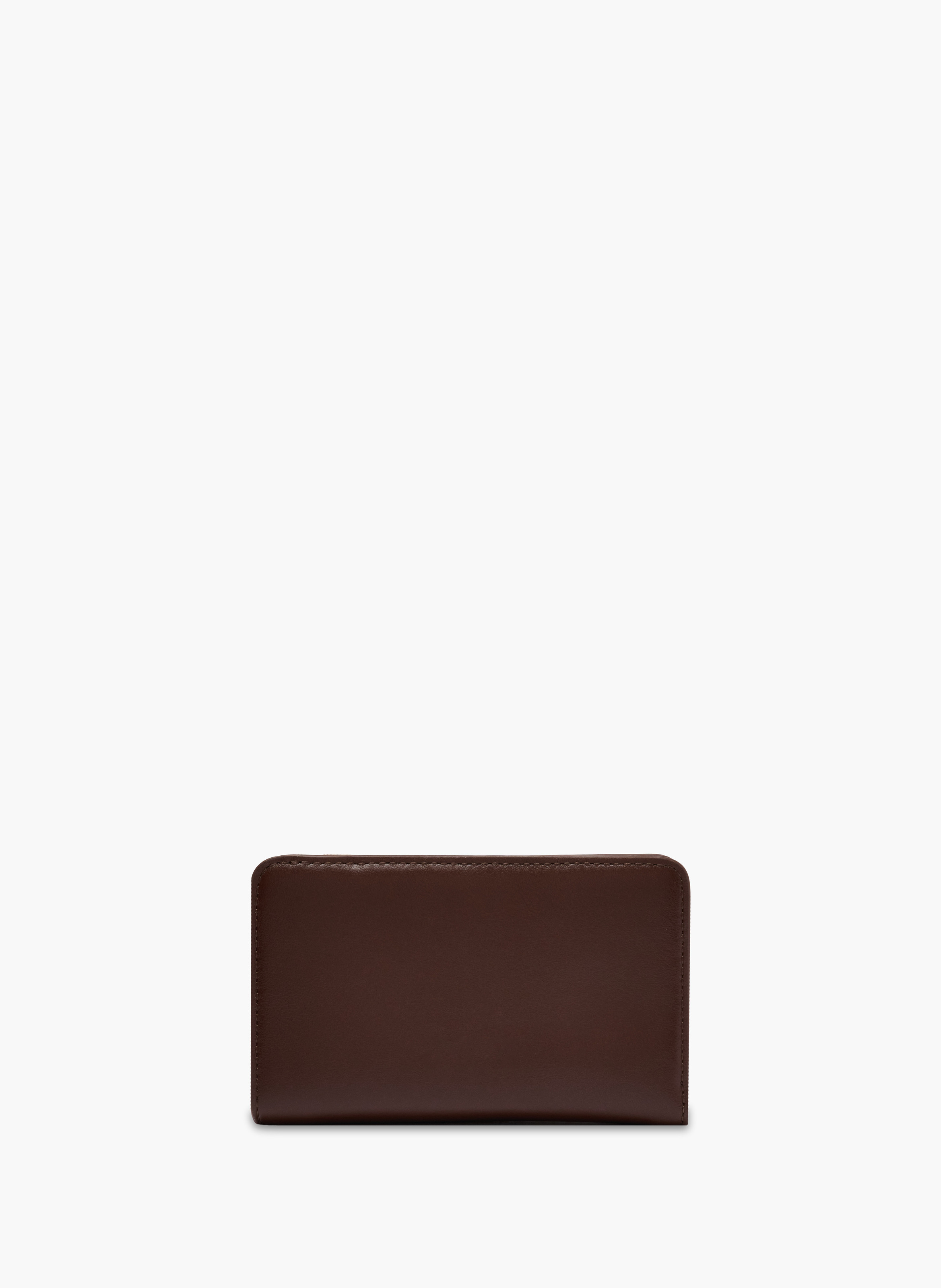 Portefeuille rectangulaire zippé origami de lancel en cuir LANCEL Marron