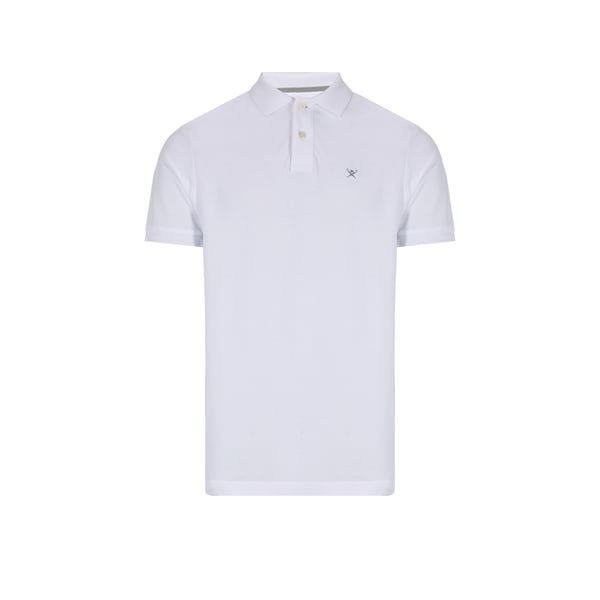 Polo à logo en coton piqué