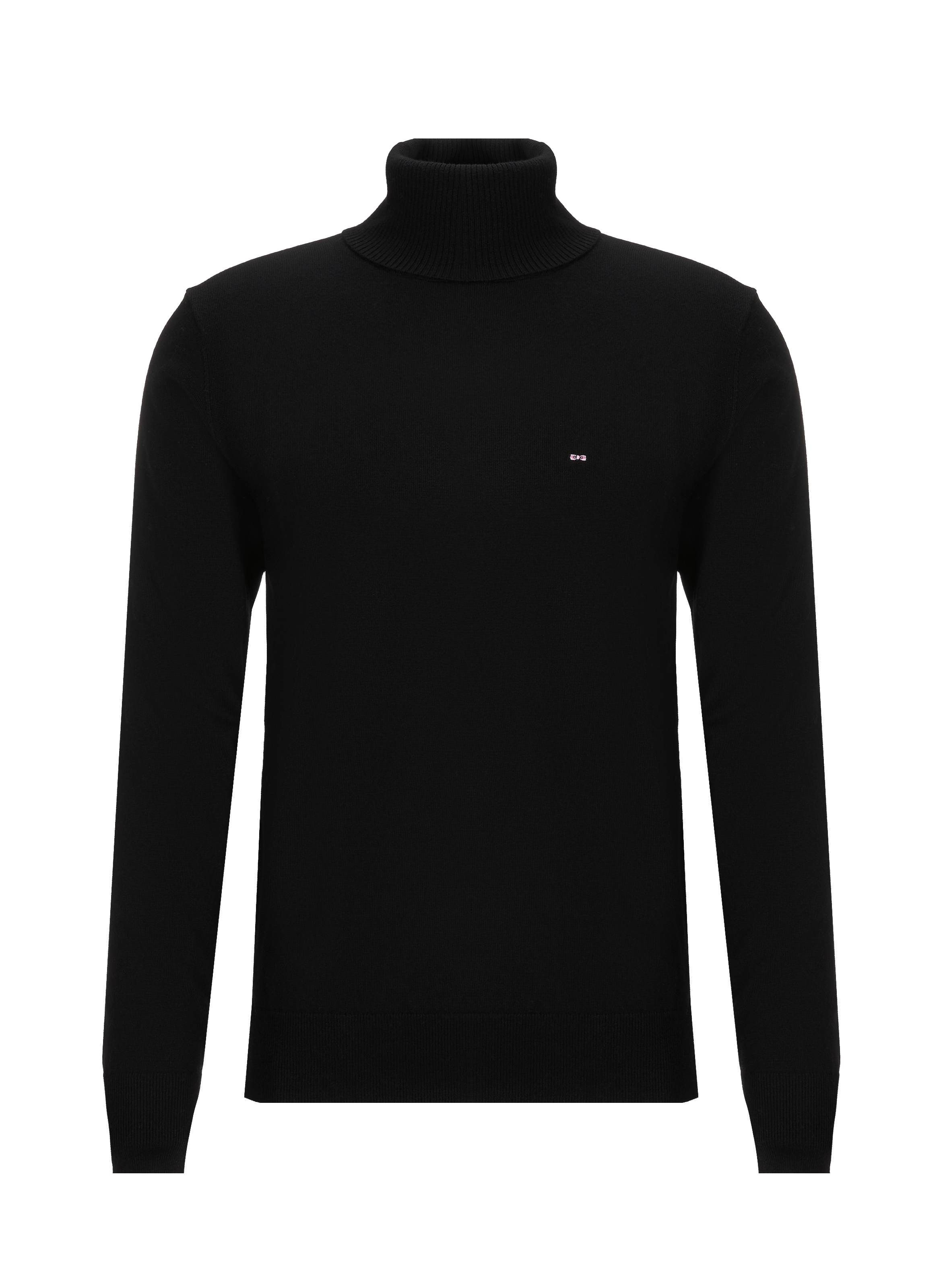 Pull col roulé en laine