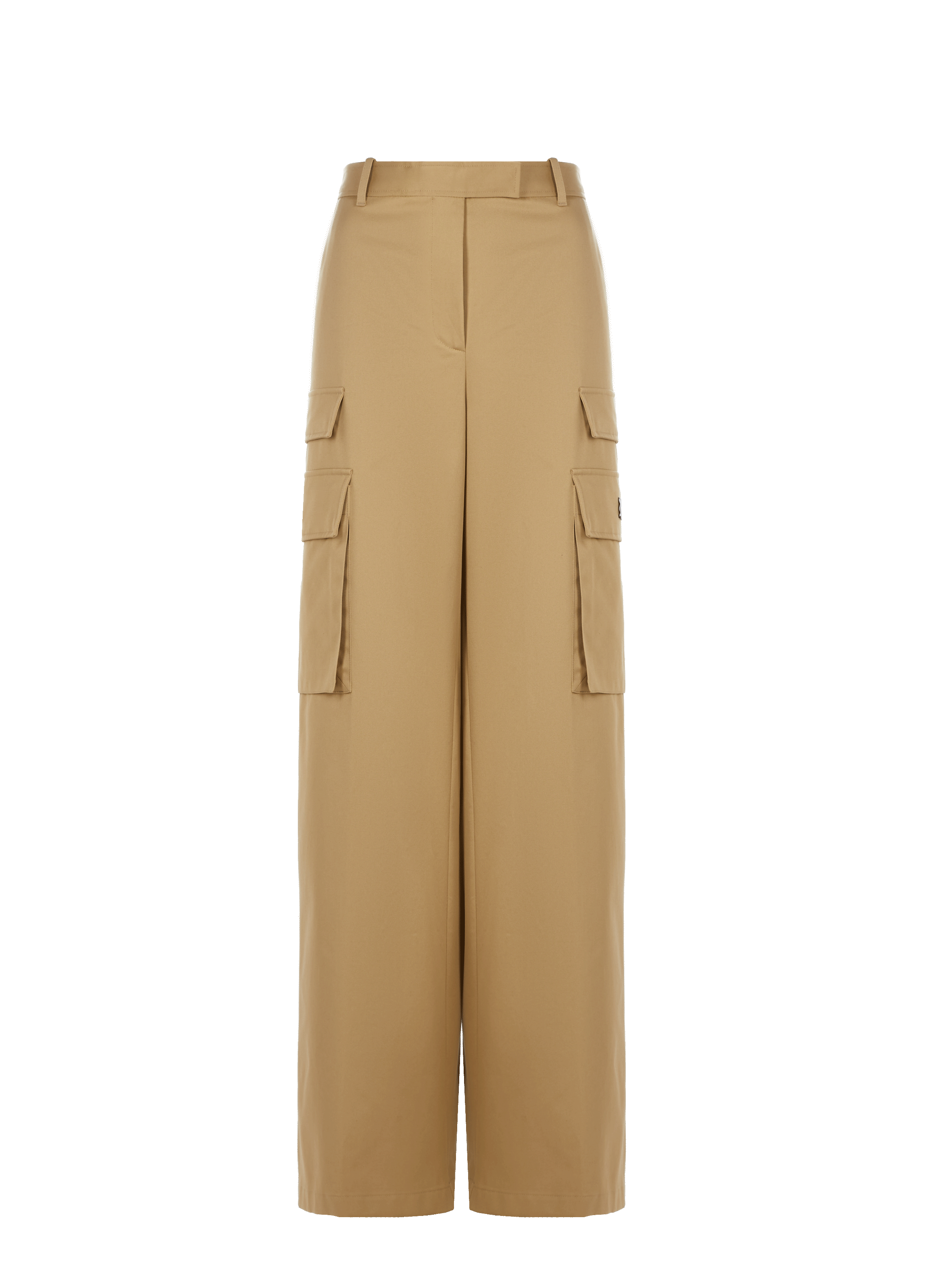 Pantalon cargo en coton VERSACE Marron