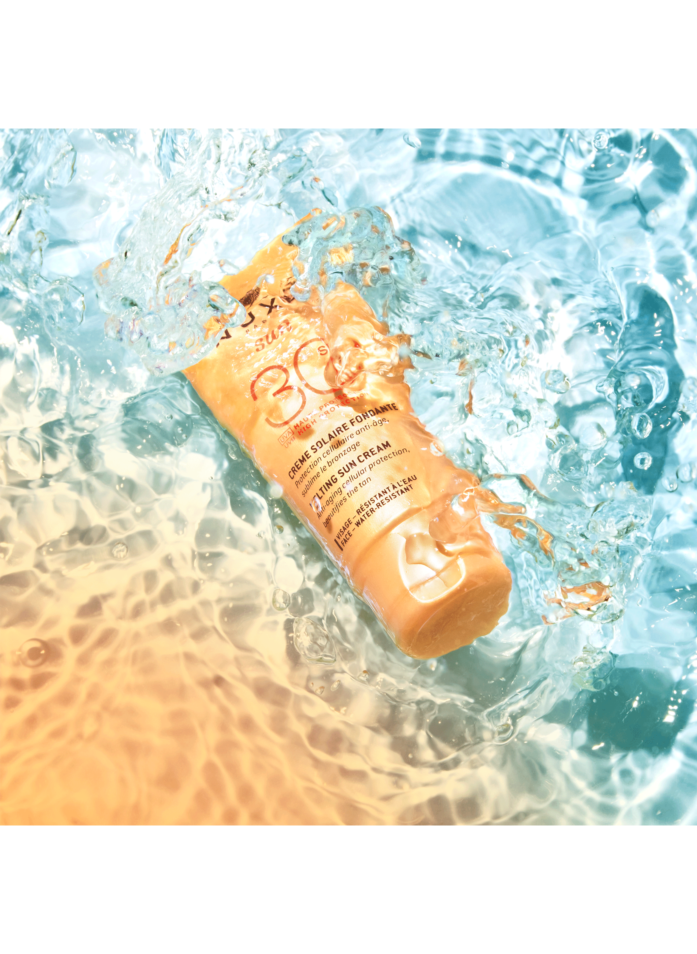 Melting Sun Cream High Protection SPF 30 for the face No color