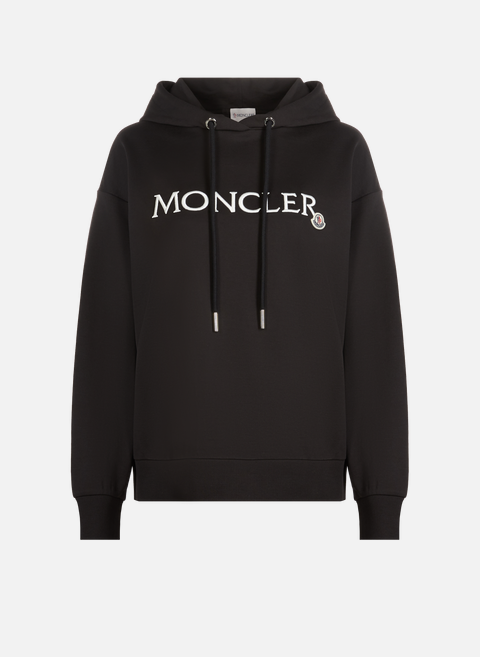 Logo hoodie BlackMONCLER 
