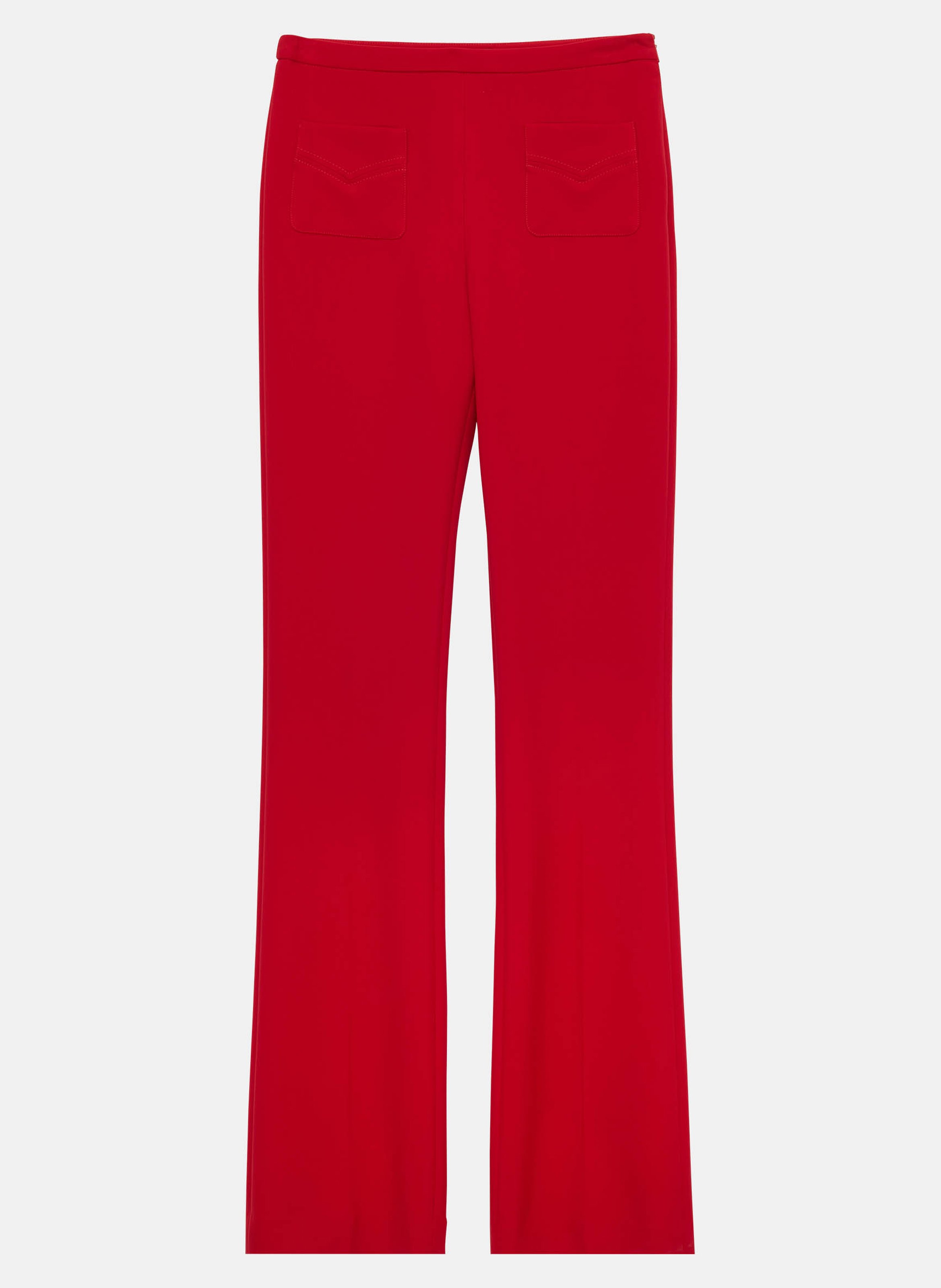 Pantalon pearl TARA JARMON Rouge