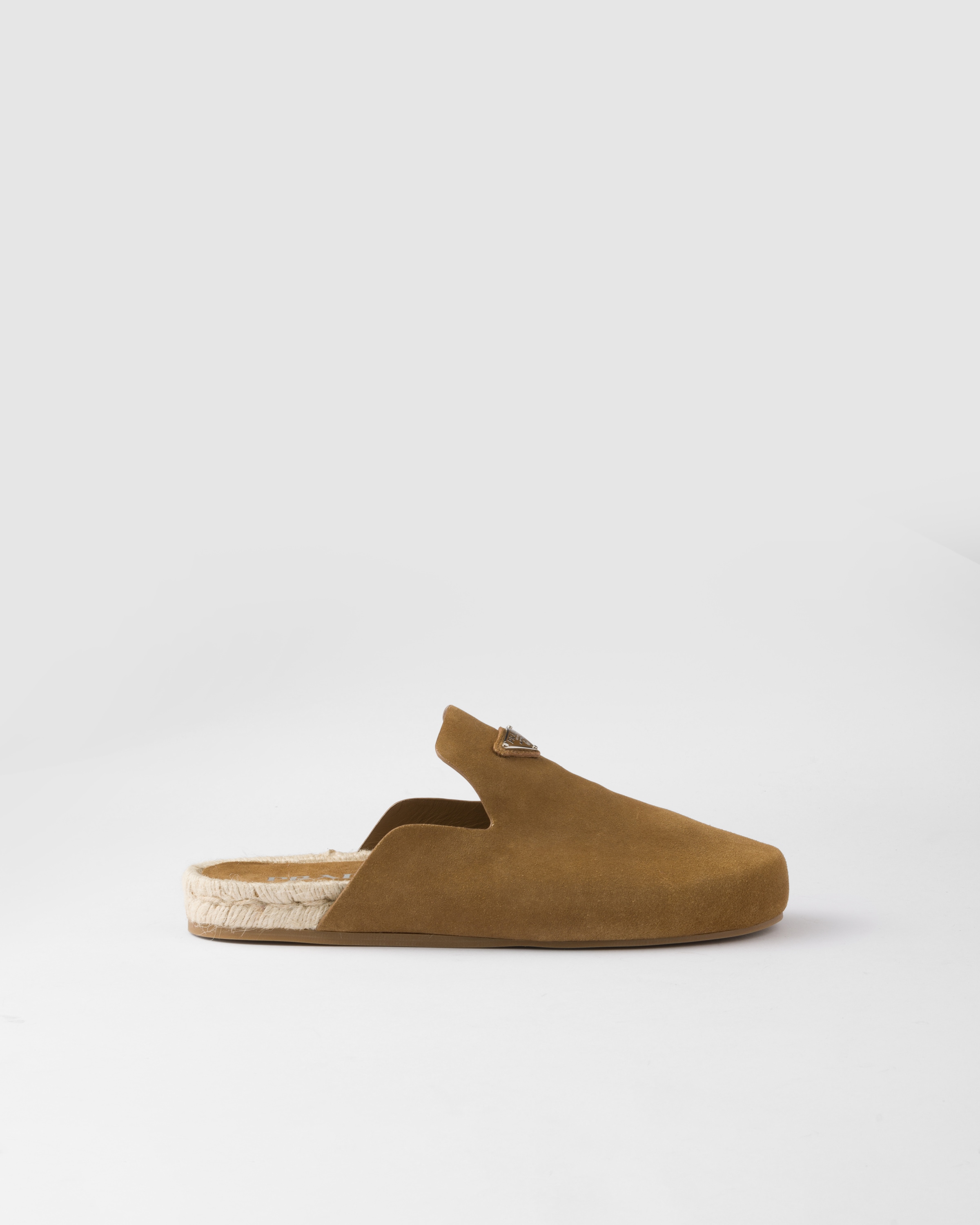 Mules en veau velours PRADA 