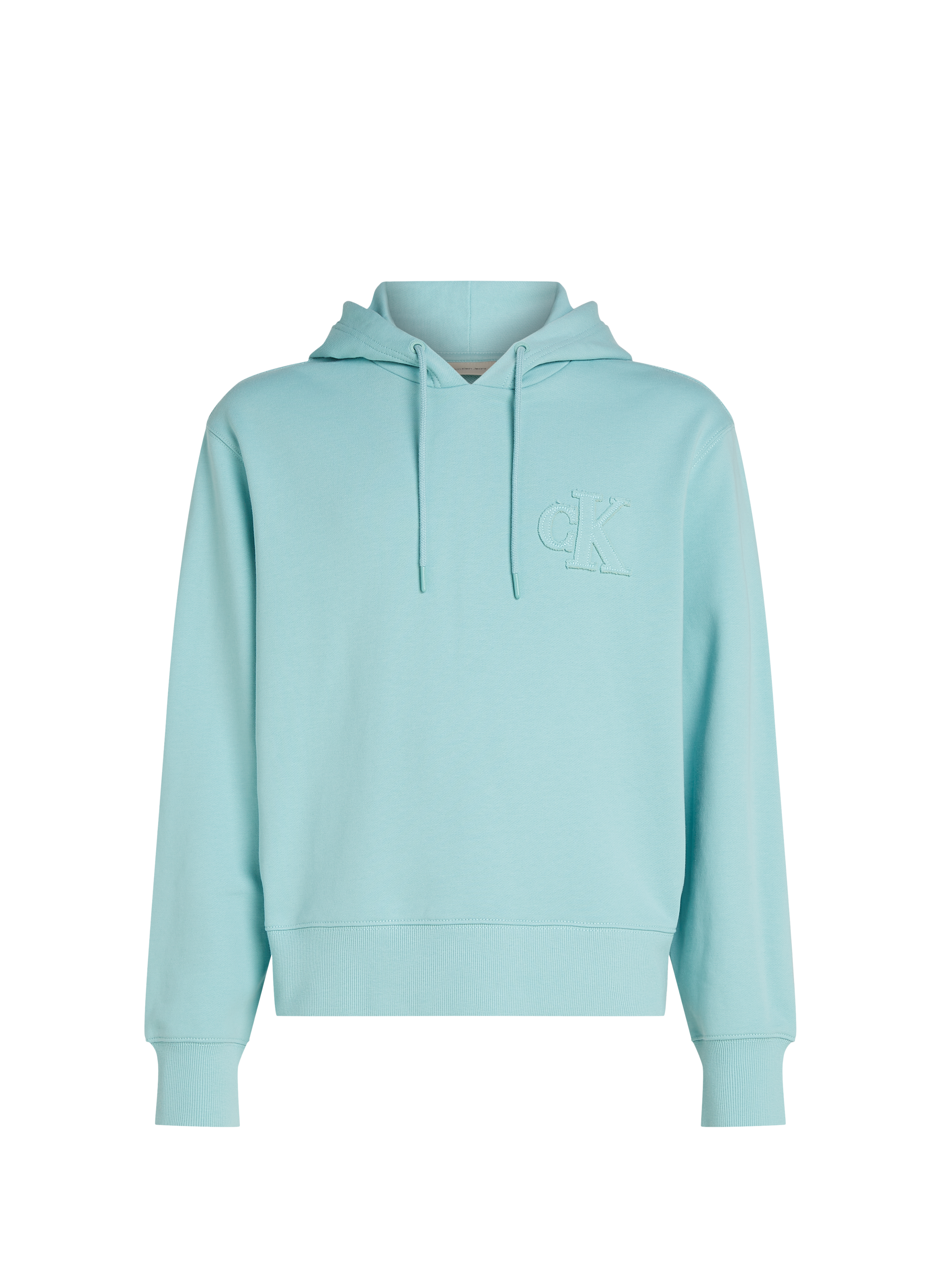 Hoodie en coton  CALVIN KLEIN Vert