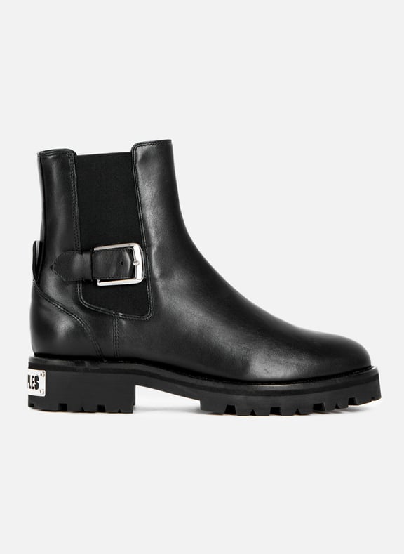 Bottines chelsea en cuir Noir by THE KOOPLES THE KOOPLES Bottines chelsea en cuir Noir