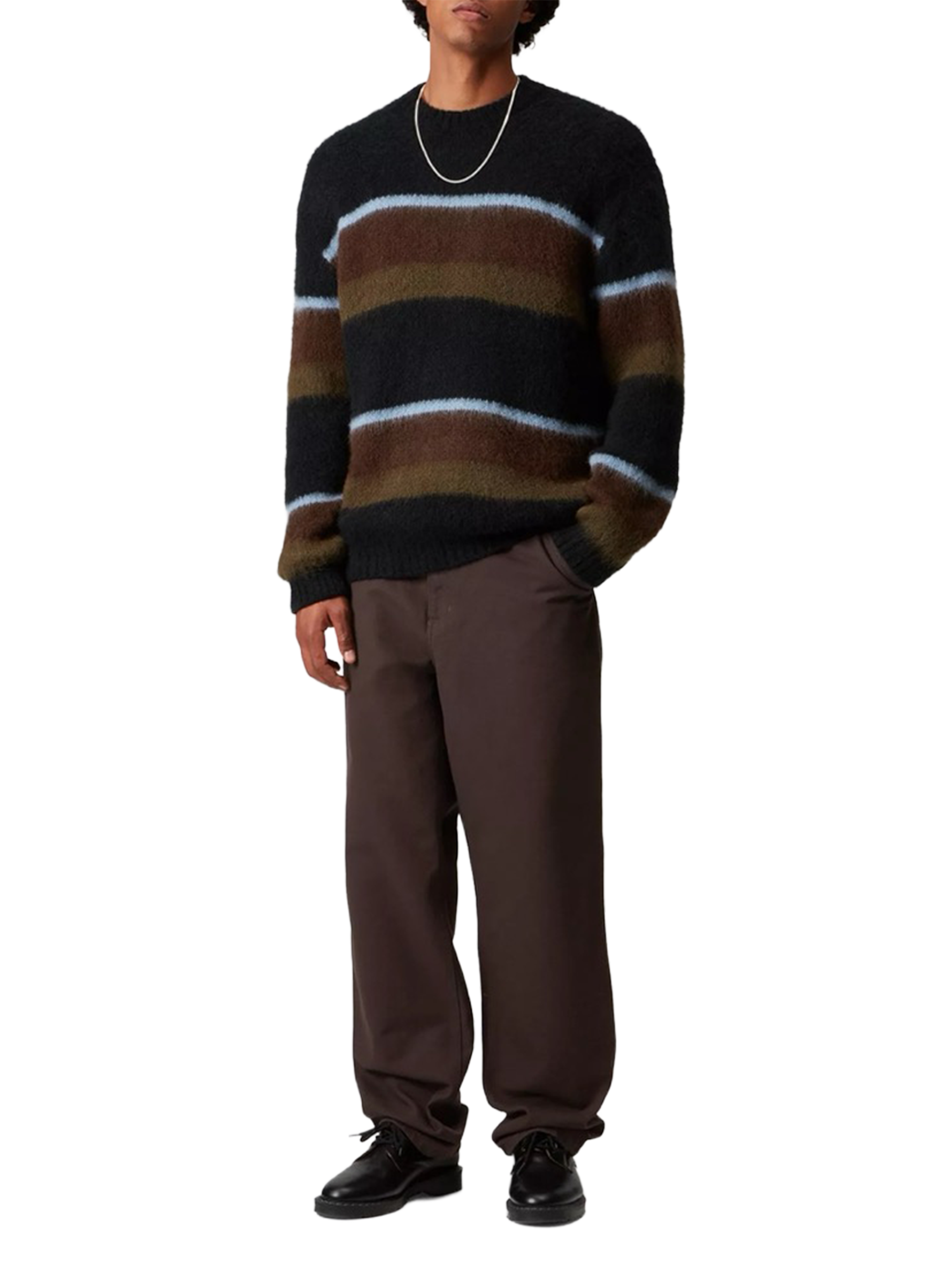 Straight-cut organic cotton jeans CARHARTT WIP Brown