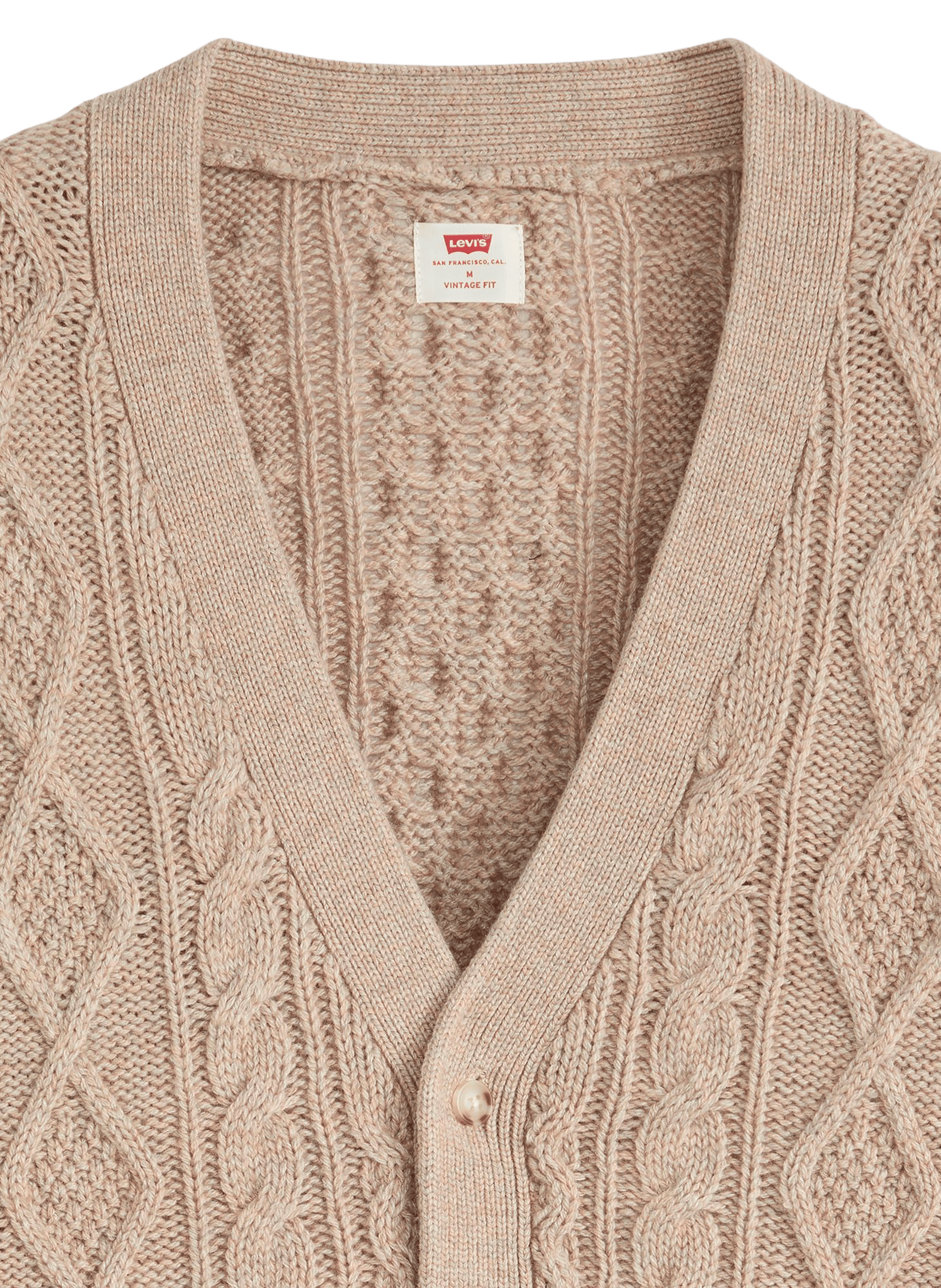 Knitted cardigan LEVI'S Beige