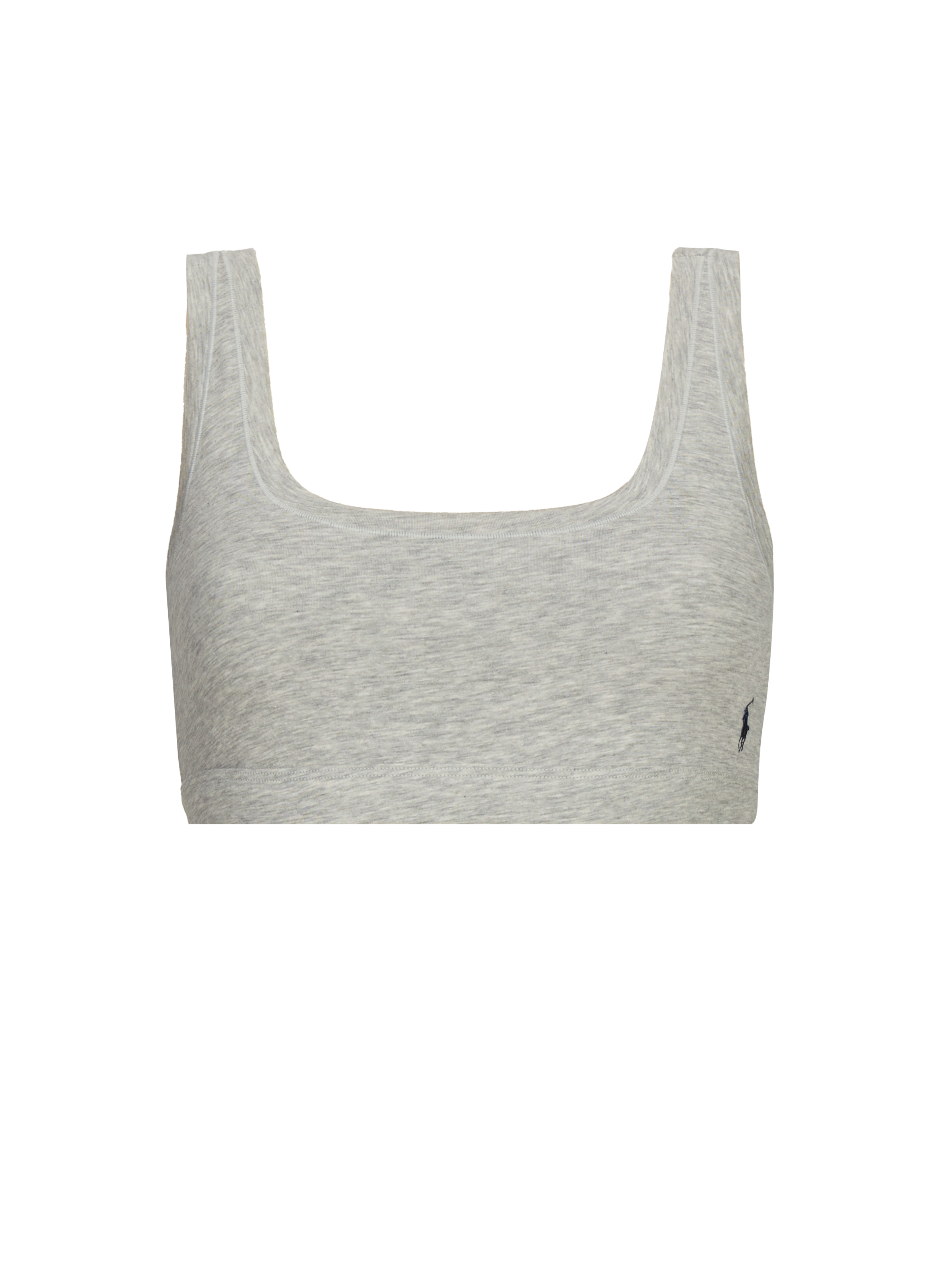 Bralette en coton mélangé POLO RALPH LAUREN Gris