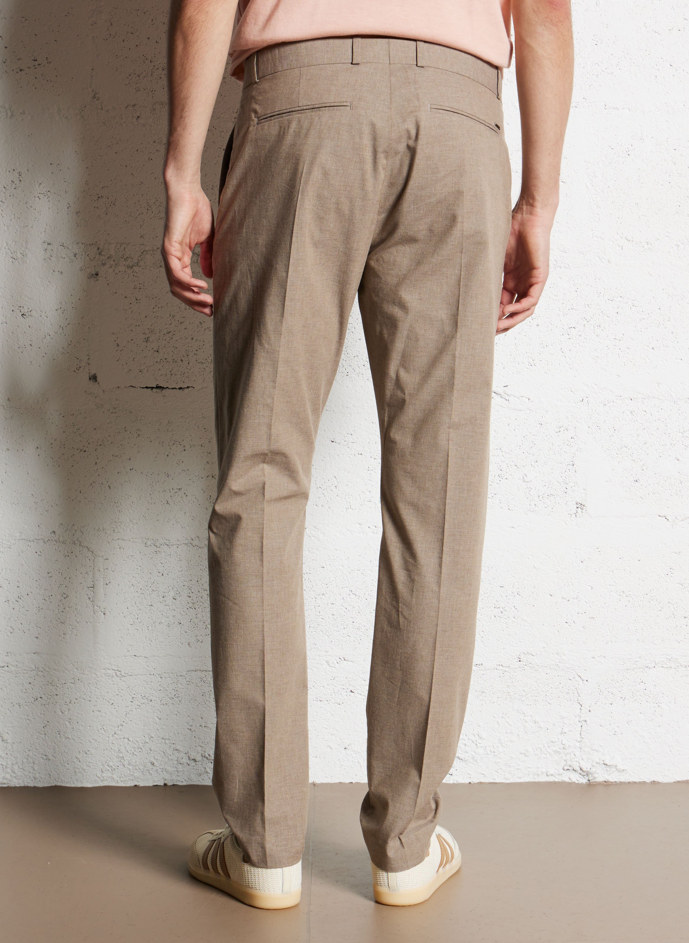 Pantalon costume droit IKKS Beige