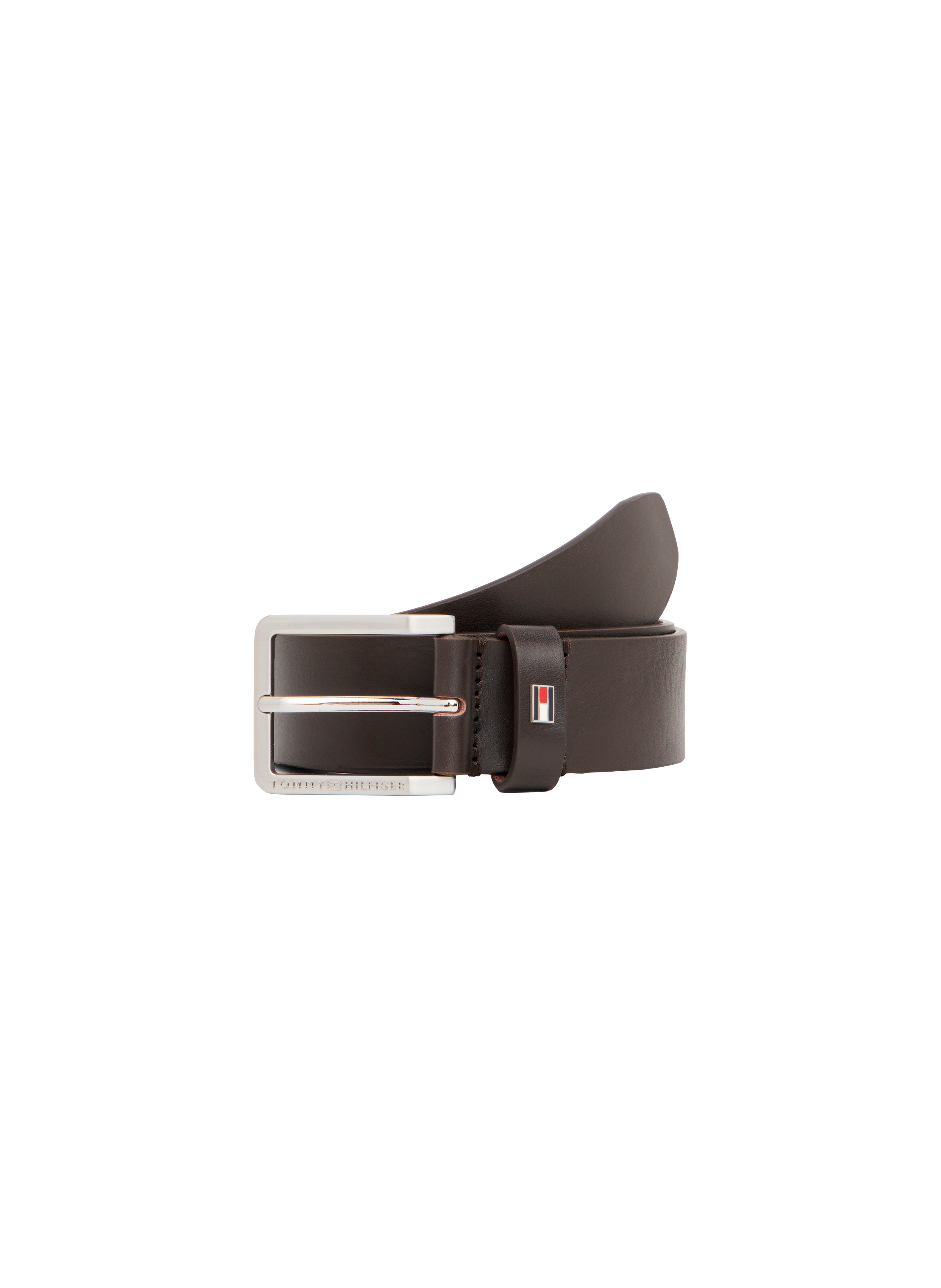 Ceinture en cuir de vache TOMMY HILFIGER Marron