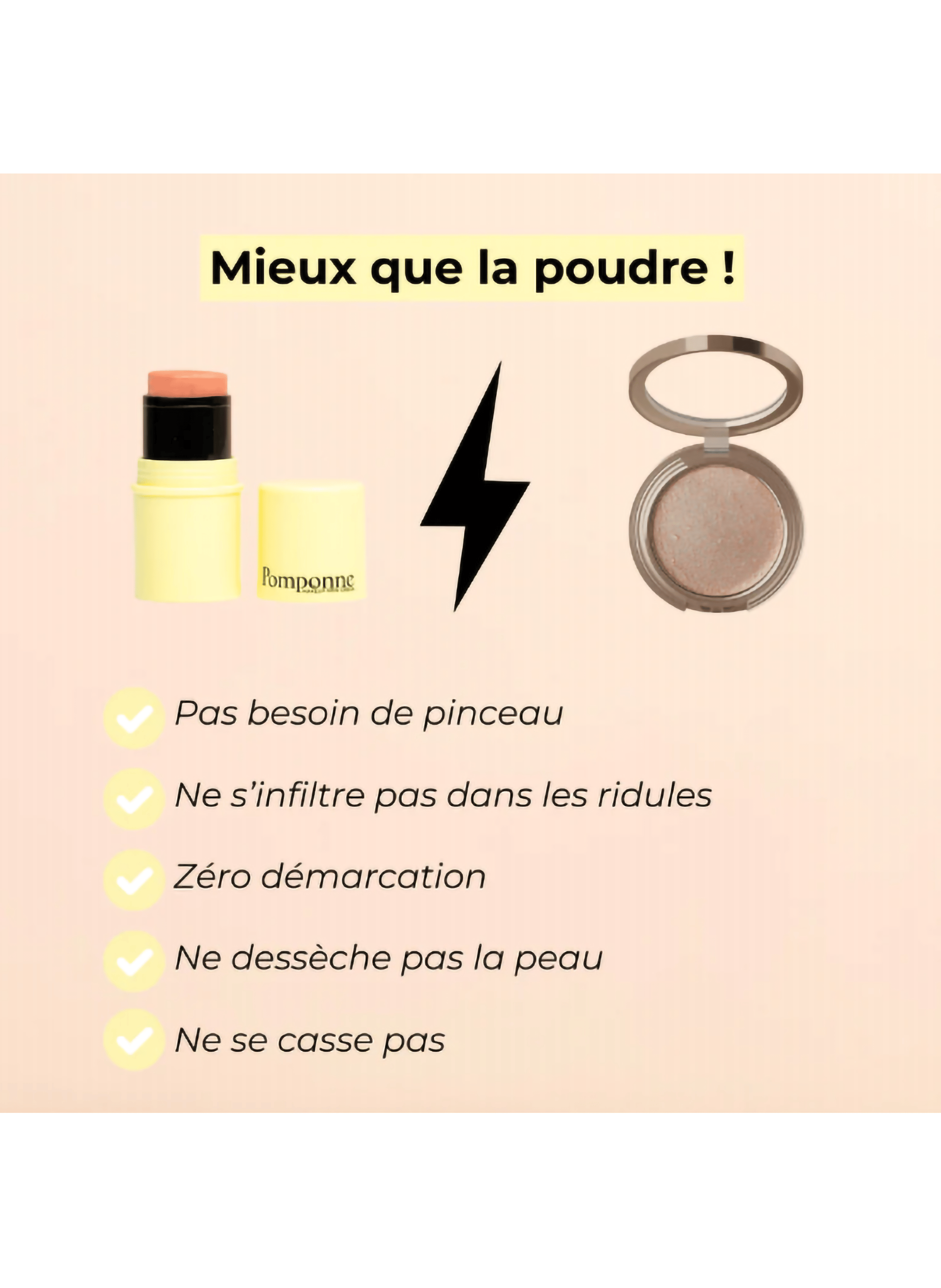 Highlighter - Le Fantastick POMPONNE Or rosé