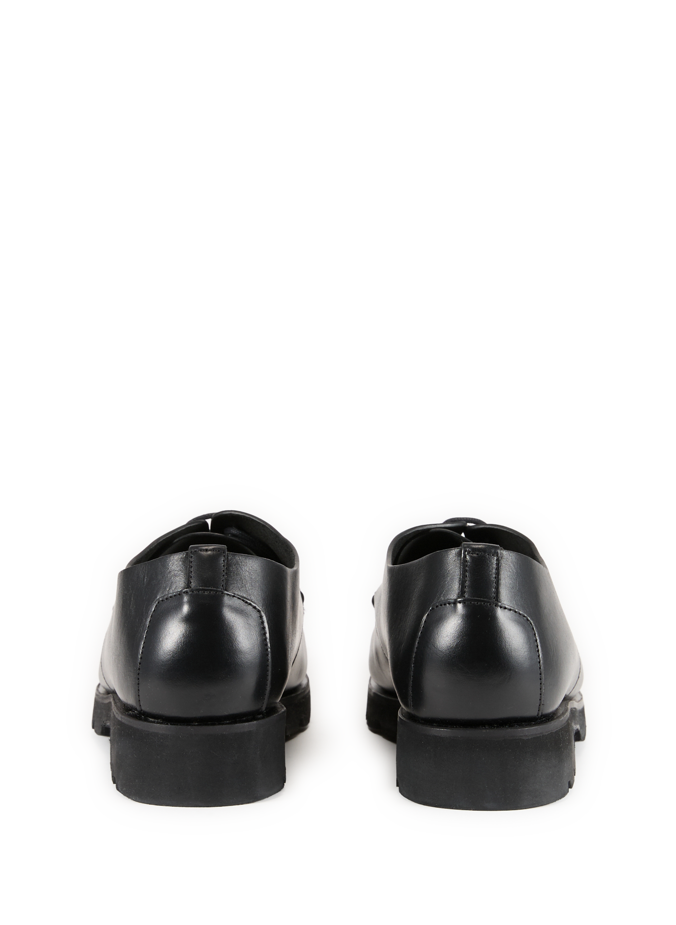 HEREU Mocassins crantés en cuir Noir