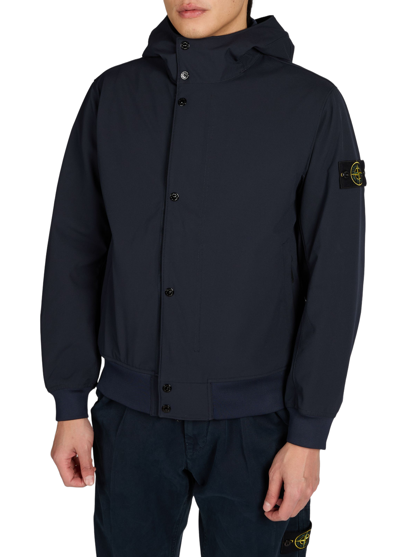 Blouson Light Soft Shell-R STONE ISLAND Bleu