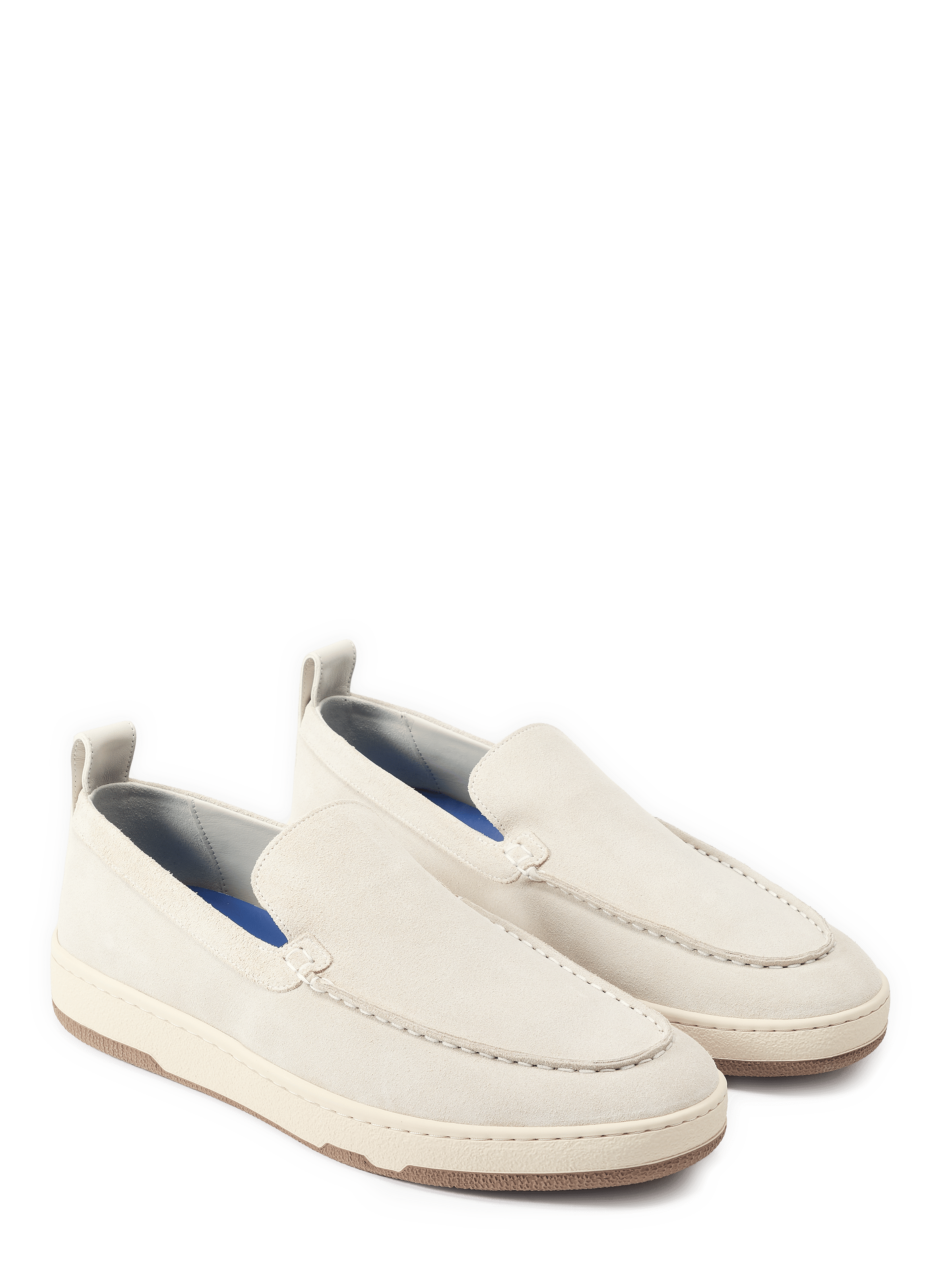 Mocassins Cruiser en cuir de veau LANVIN Blanc