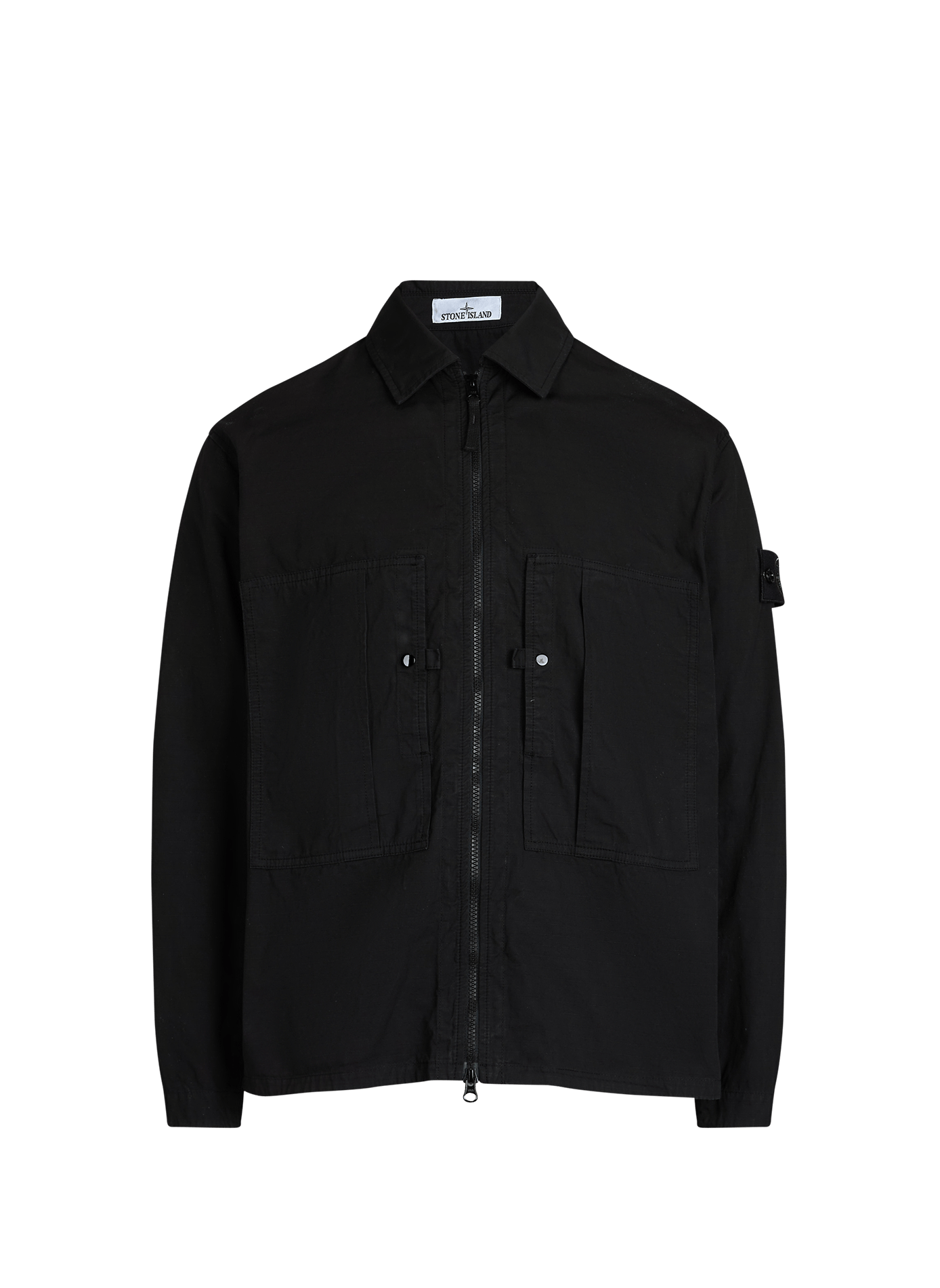 Cotton shirt STONE ISLAND Black