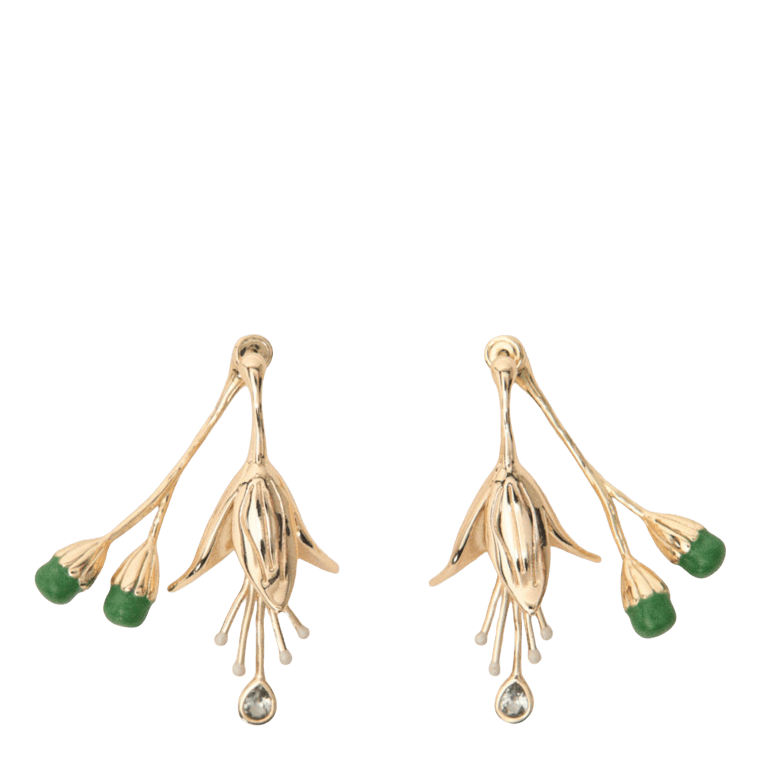 Boucles d'oreilles en laiton MAJE Doré