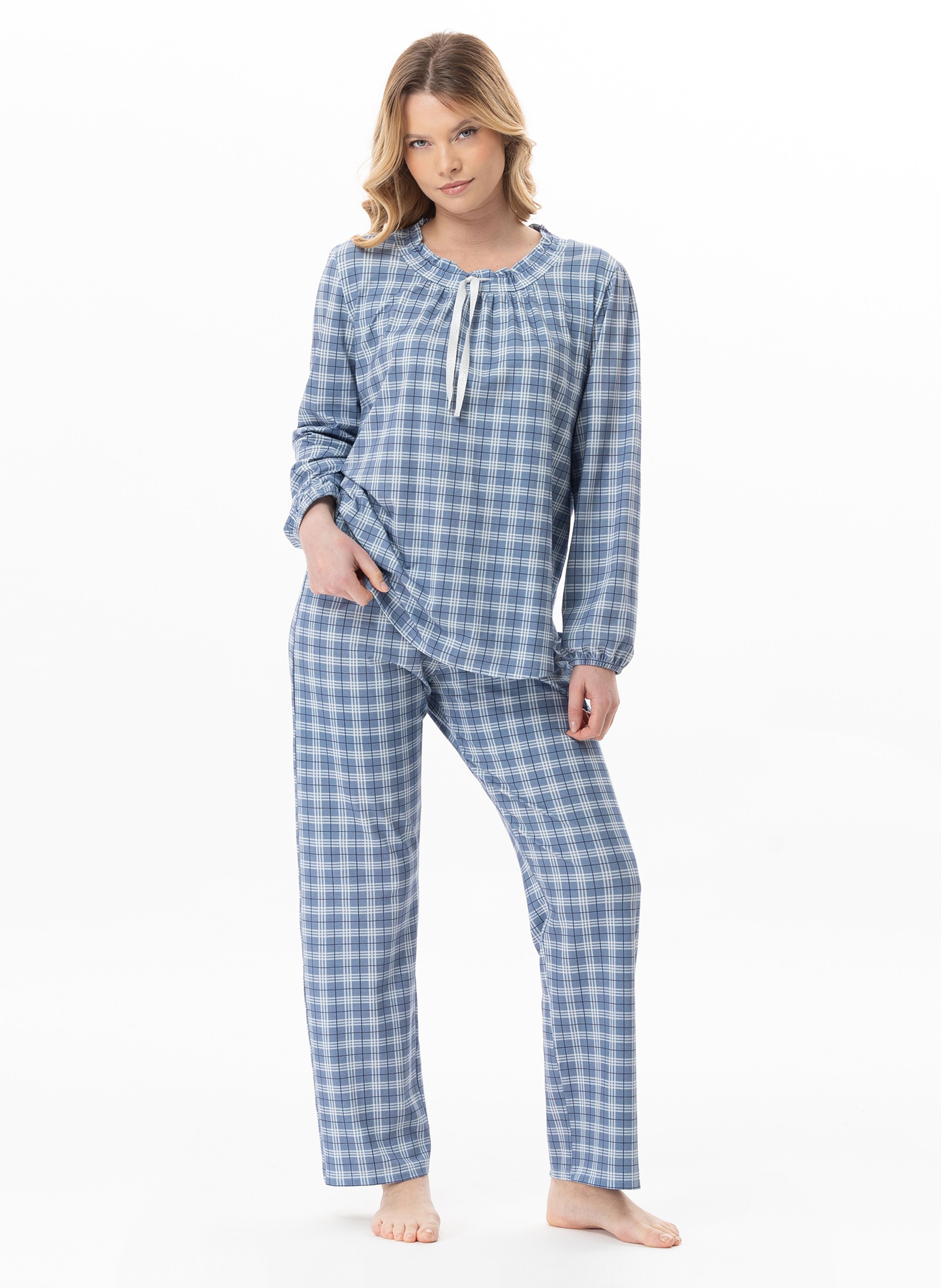 Pyjama en coton modal club 102 LE CHAT Bleu