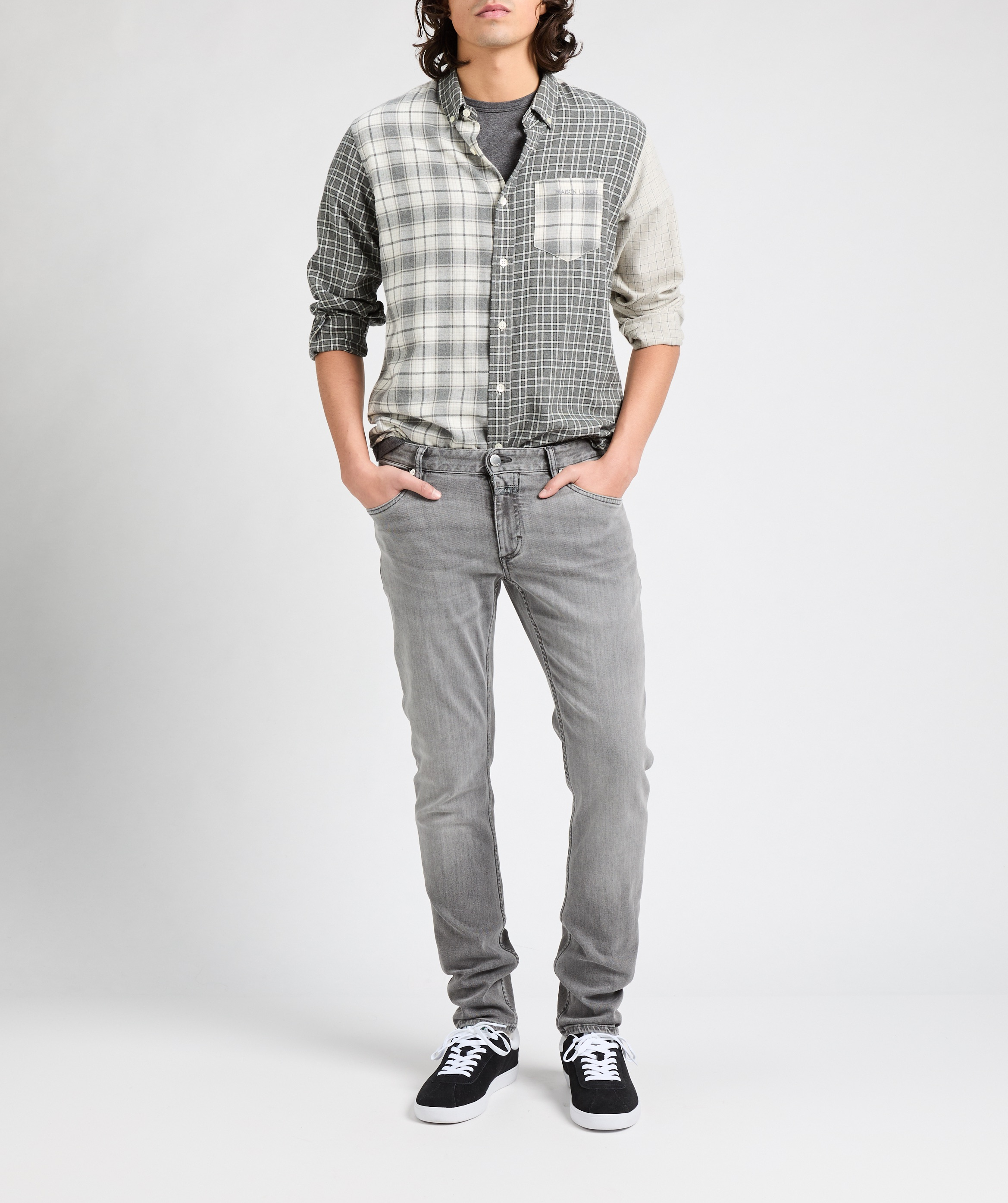 Chemise Bonne Grain MAISON LABICHE Gris