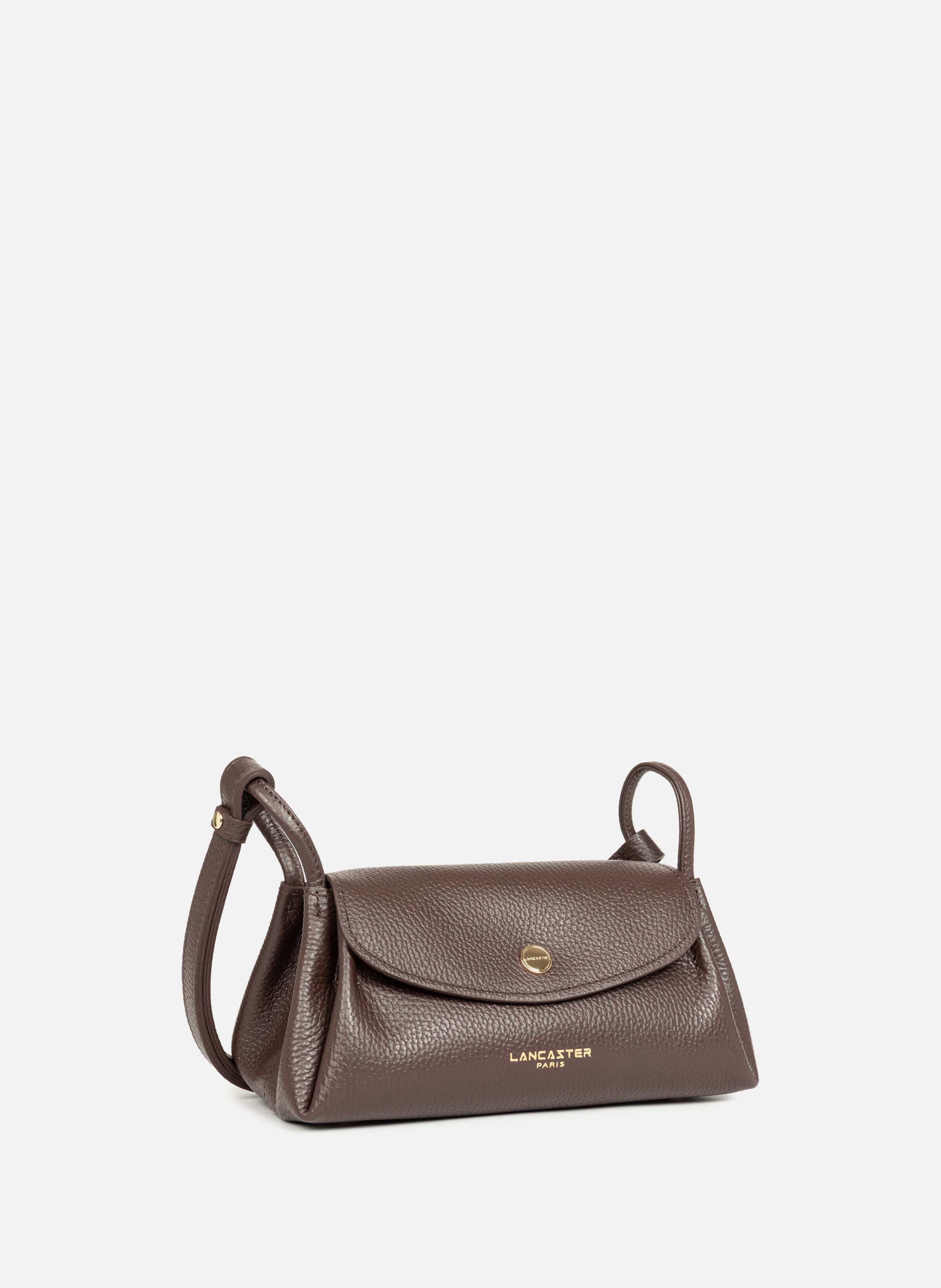 Petit sac trotteur - accordéon double LANCASTER Marron