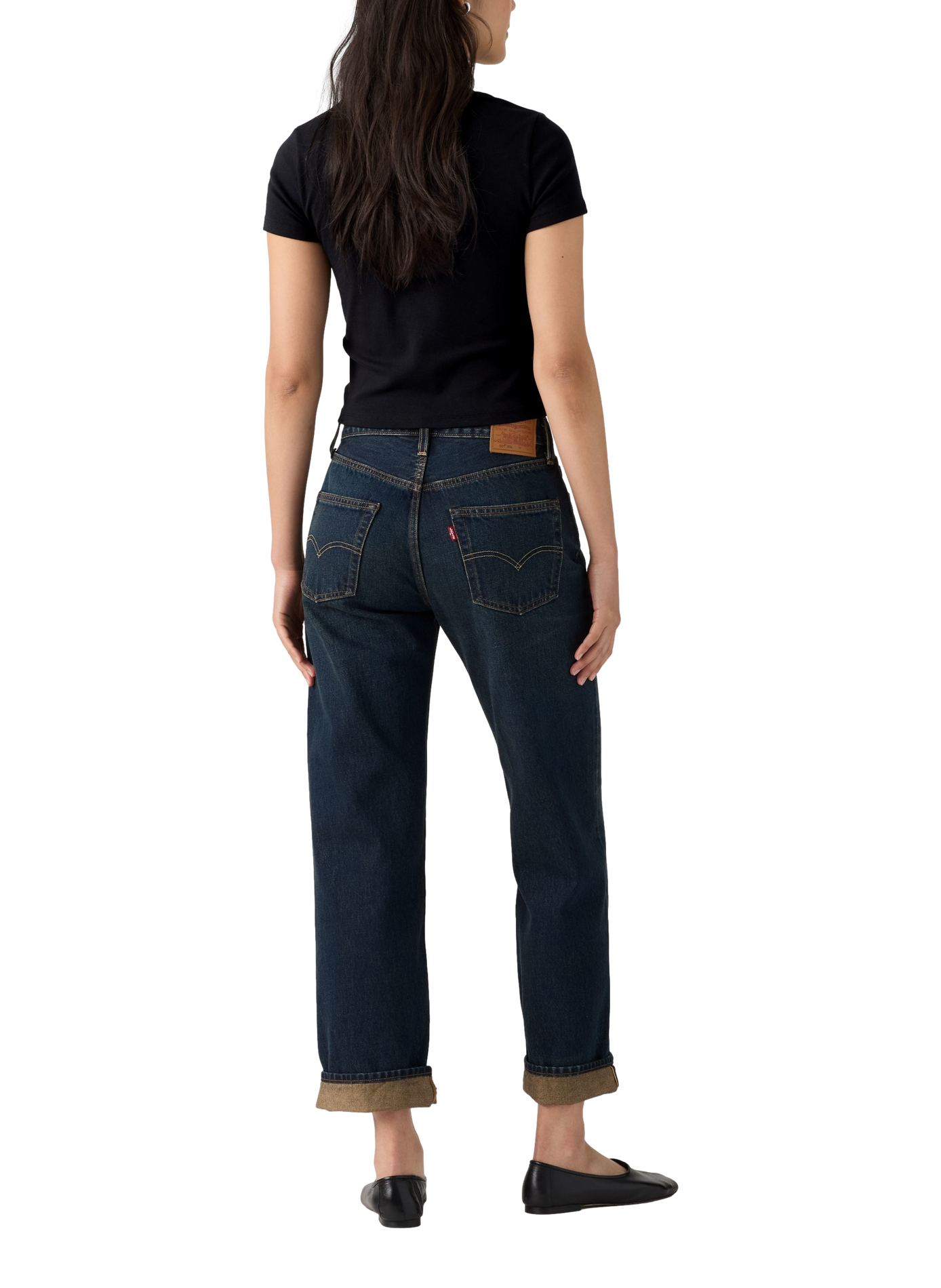501® 90's Enkeljeans van katoen LEVI'S Blauw