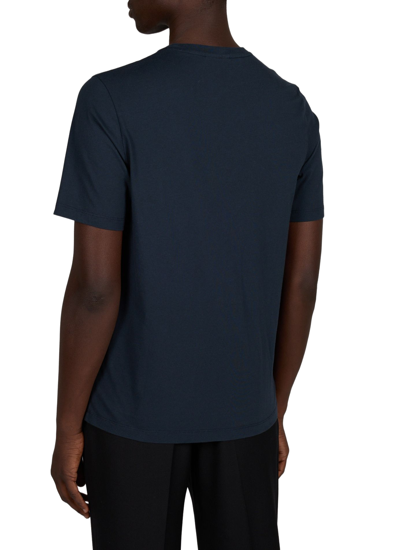 Cotton T-shirt Fox Regular MAISON KITSUNÉ Blue