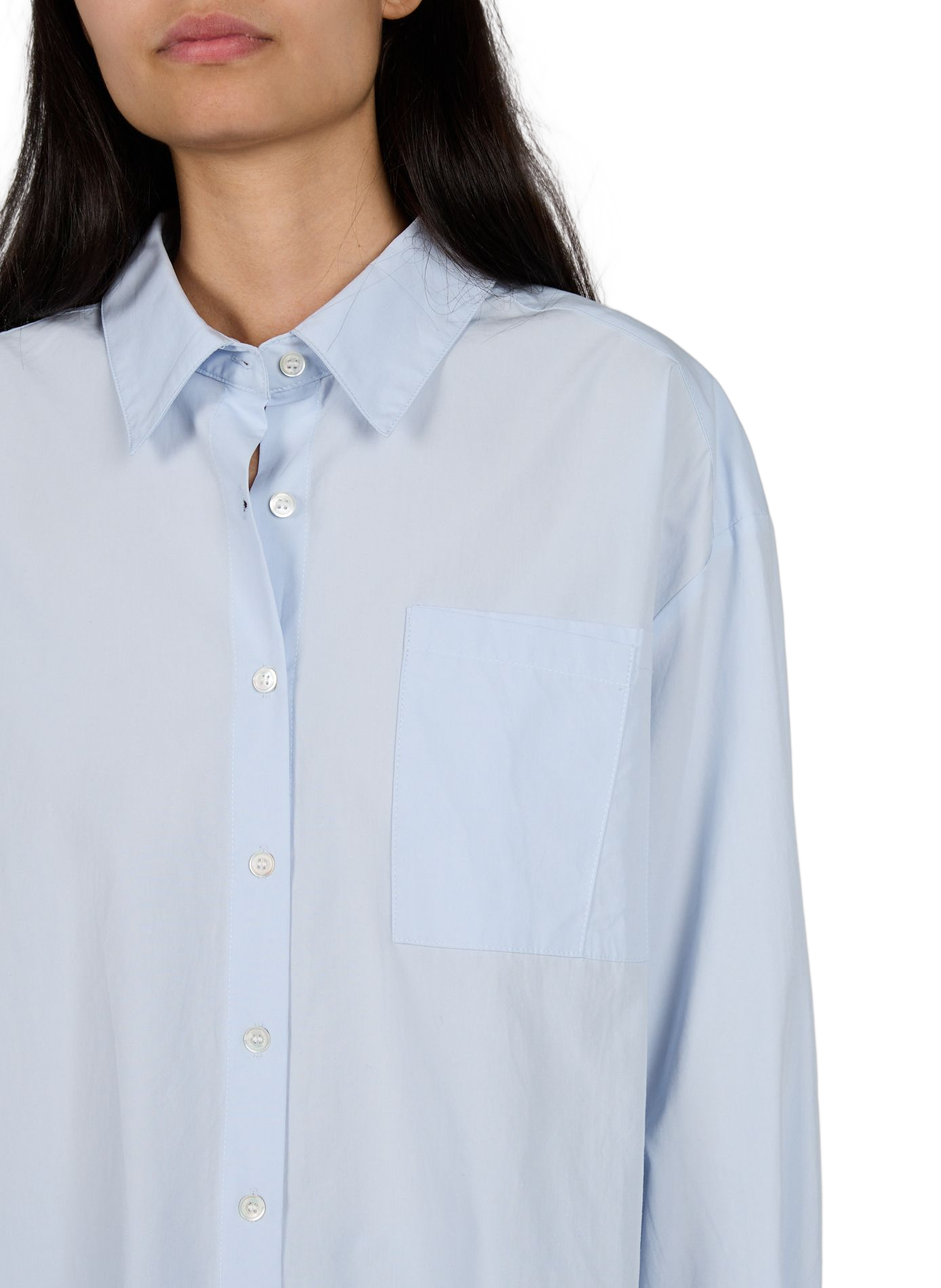 Gerade geschnittenes Hemd aus Baumwollmischung ARTLOVE Blau