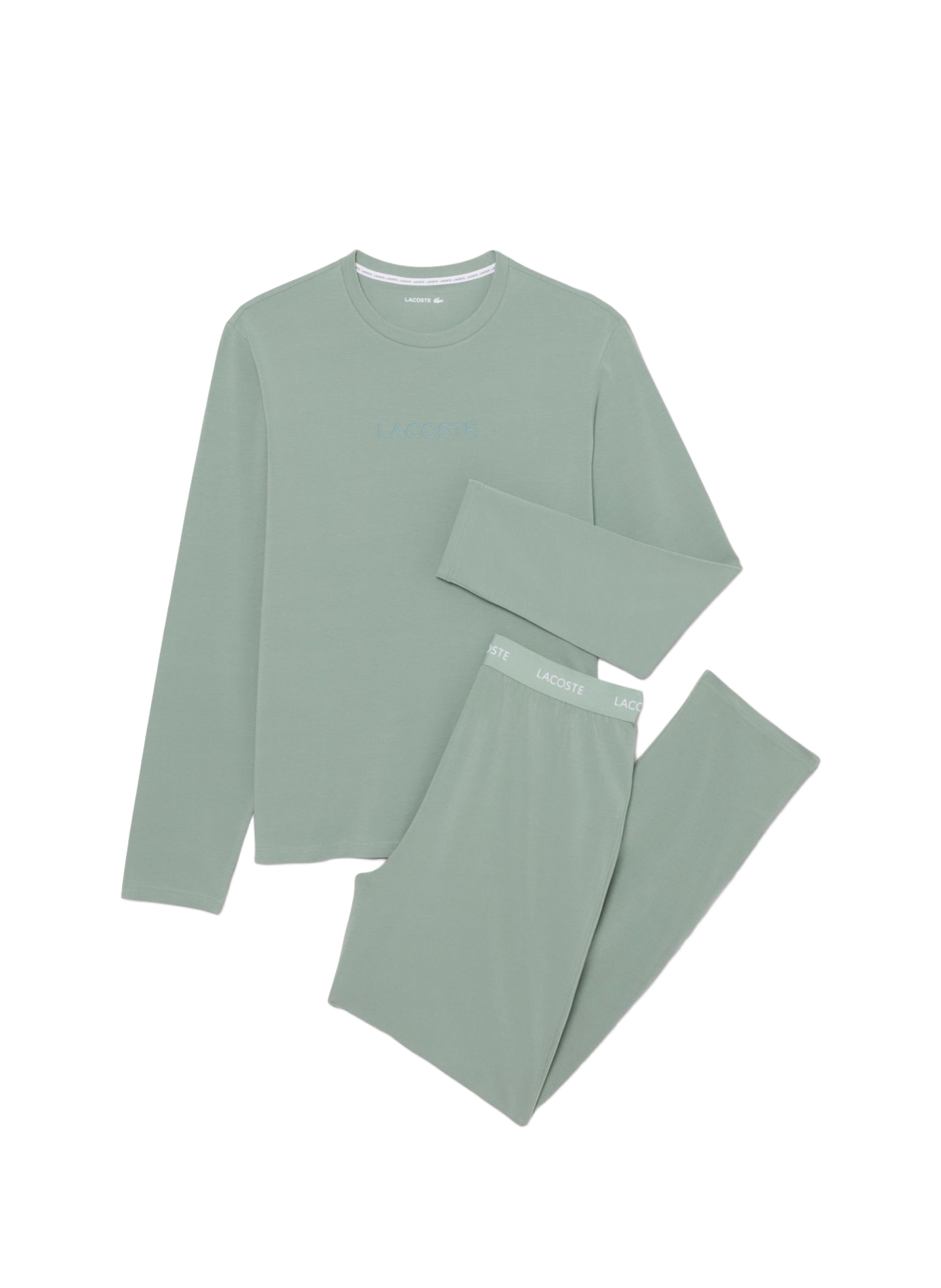 Ensemble de pyjama en coton mélangé LACOSTE Vert