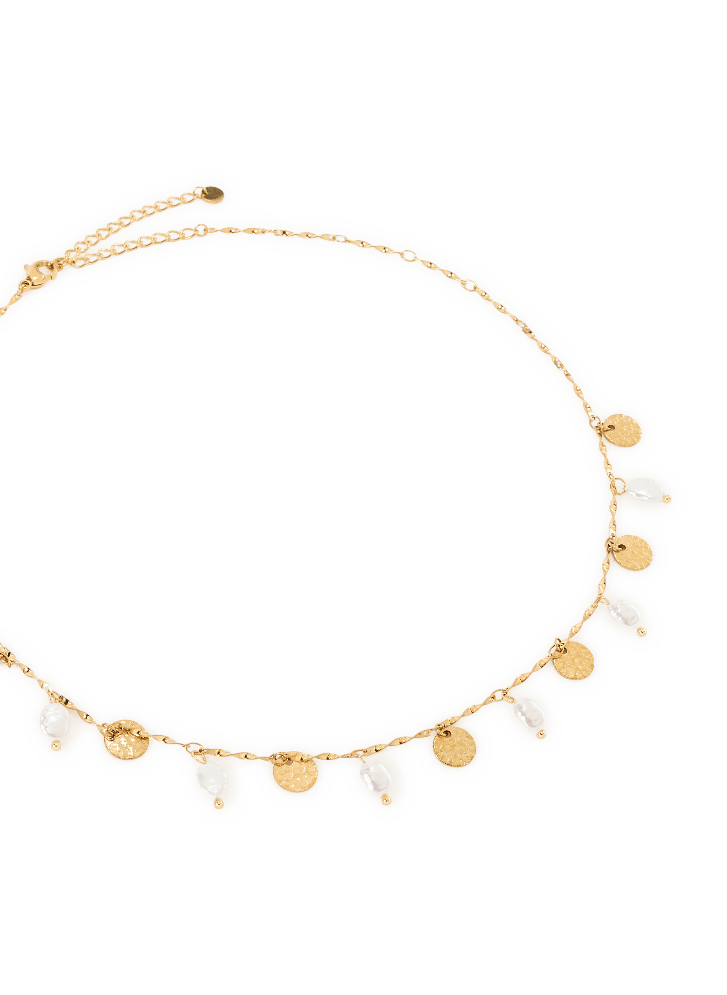 Collier en acier mélangé AU PRINTEMPS PARIS Goud