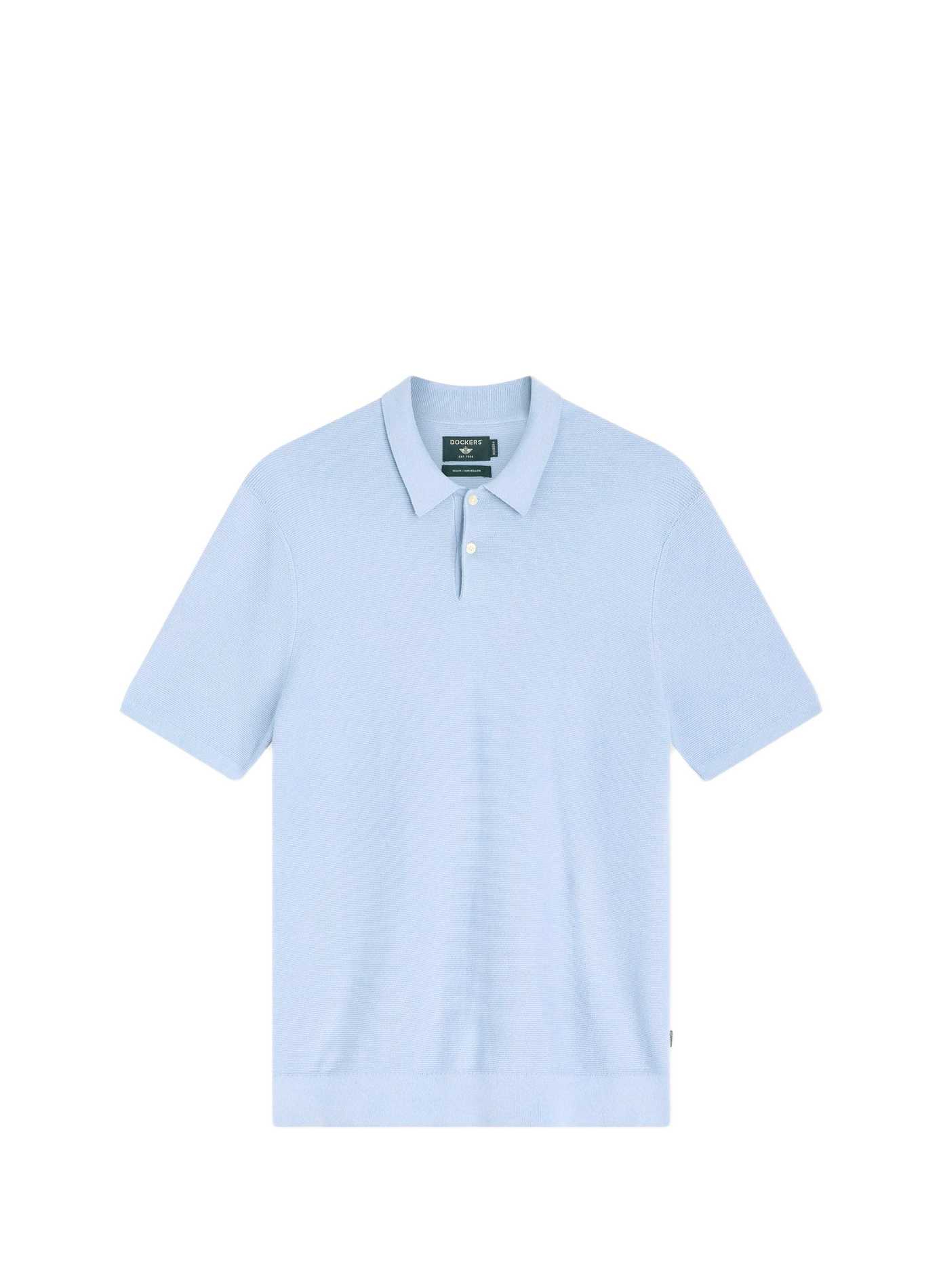 Polo a rayas de algodón mezclado DOCKERS Azul