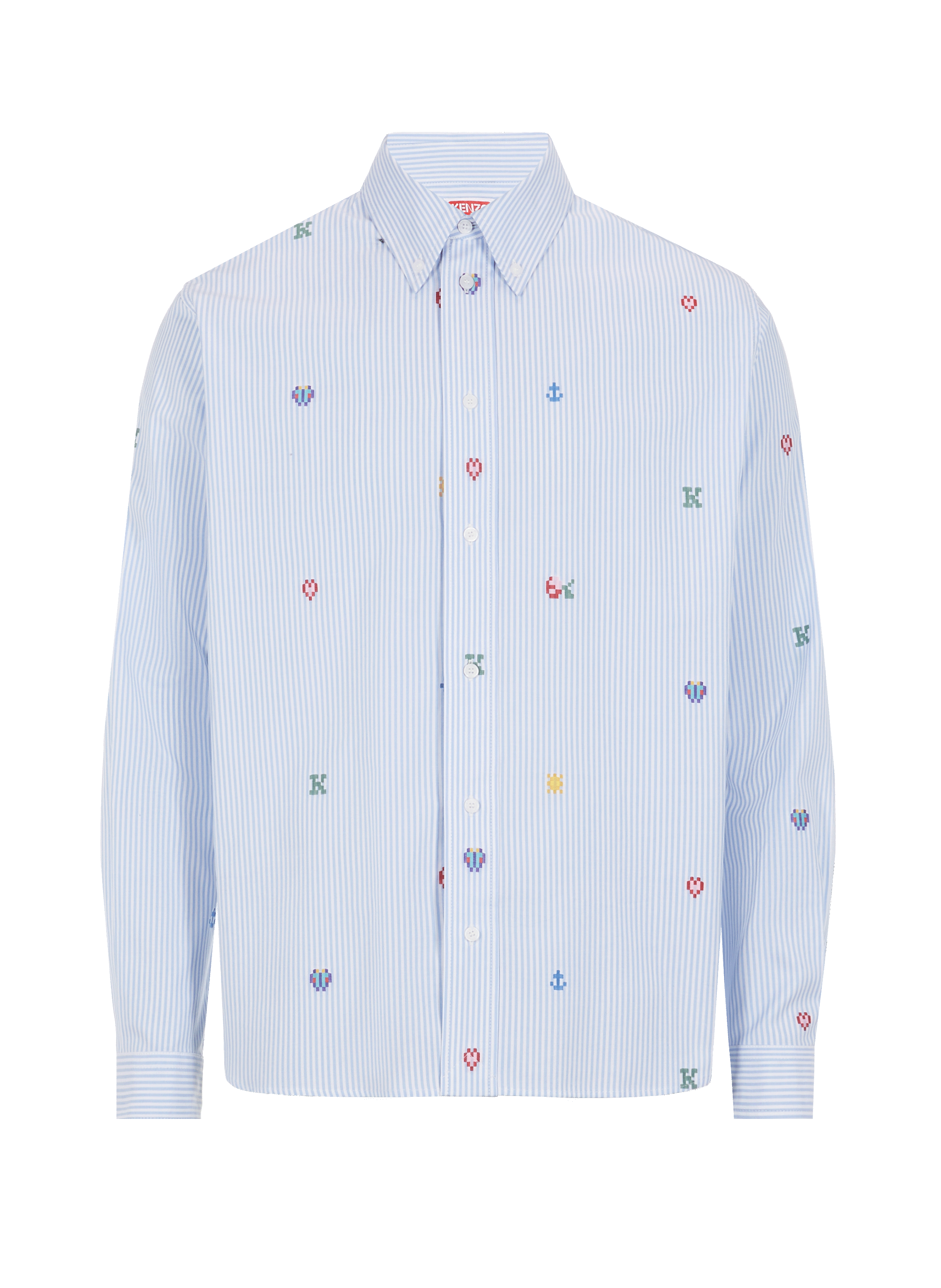 Chemise rayé avec pixel