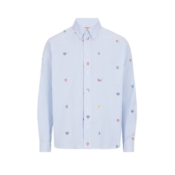 Chemise rayé avec pixel