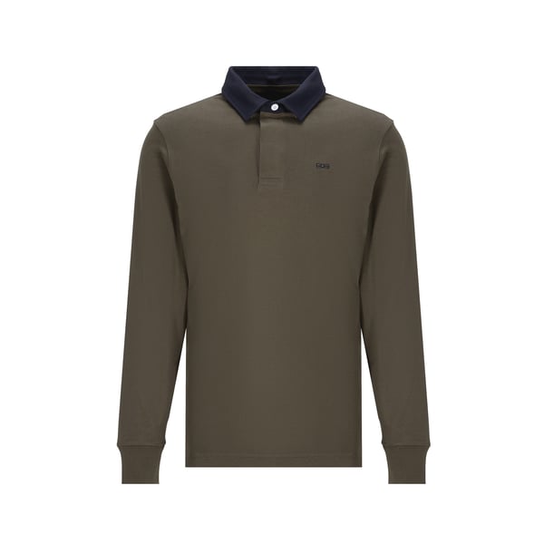 Polo manches longues en coton