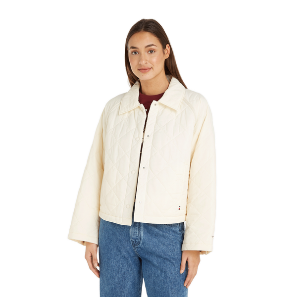 Tommy Hilfiger Quilted Jacket In White