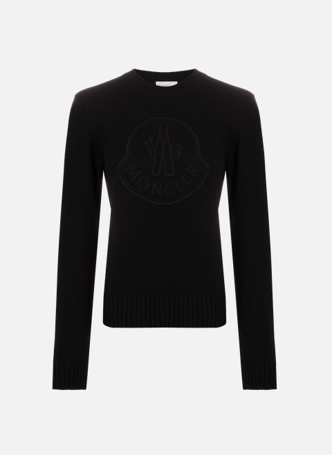 Wool and cashmere sweater BlackMONCLER 