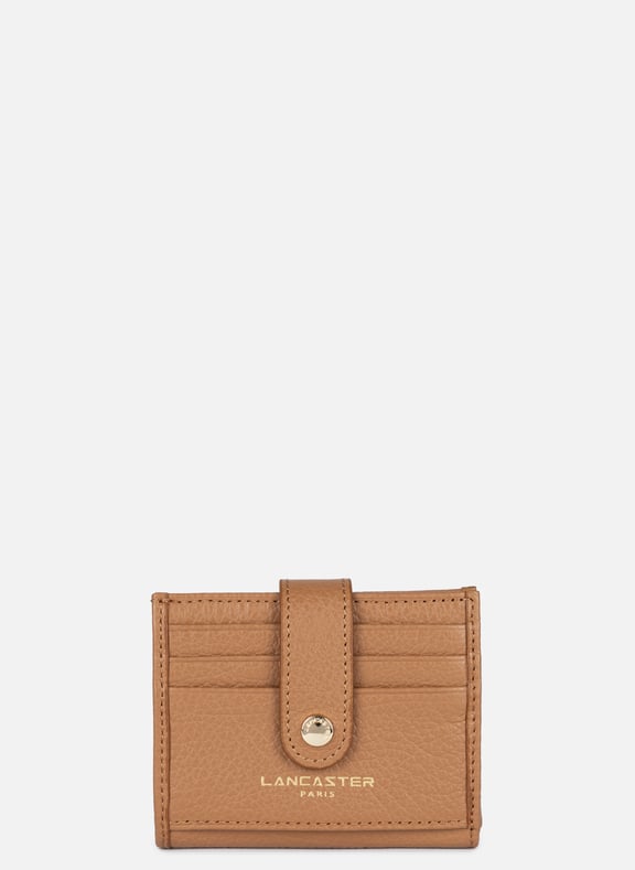 Porte-cartes - dune Marron by LANCASTER LANCASTER Porte-cartes - dune Marron