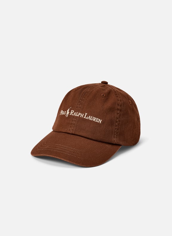 Cotton baseball cap Brown by POLO RALPH LAUREN POLO RALPH LAUREN Cotton baseball cap Brown