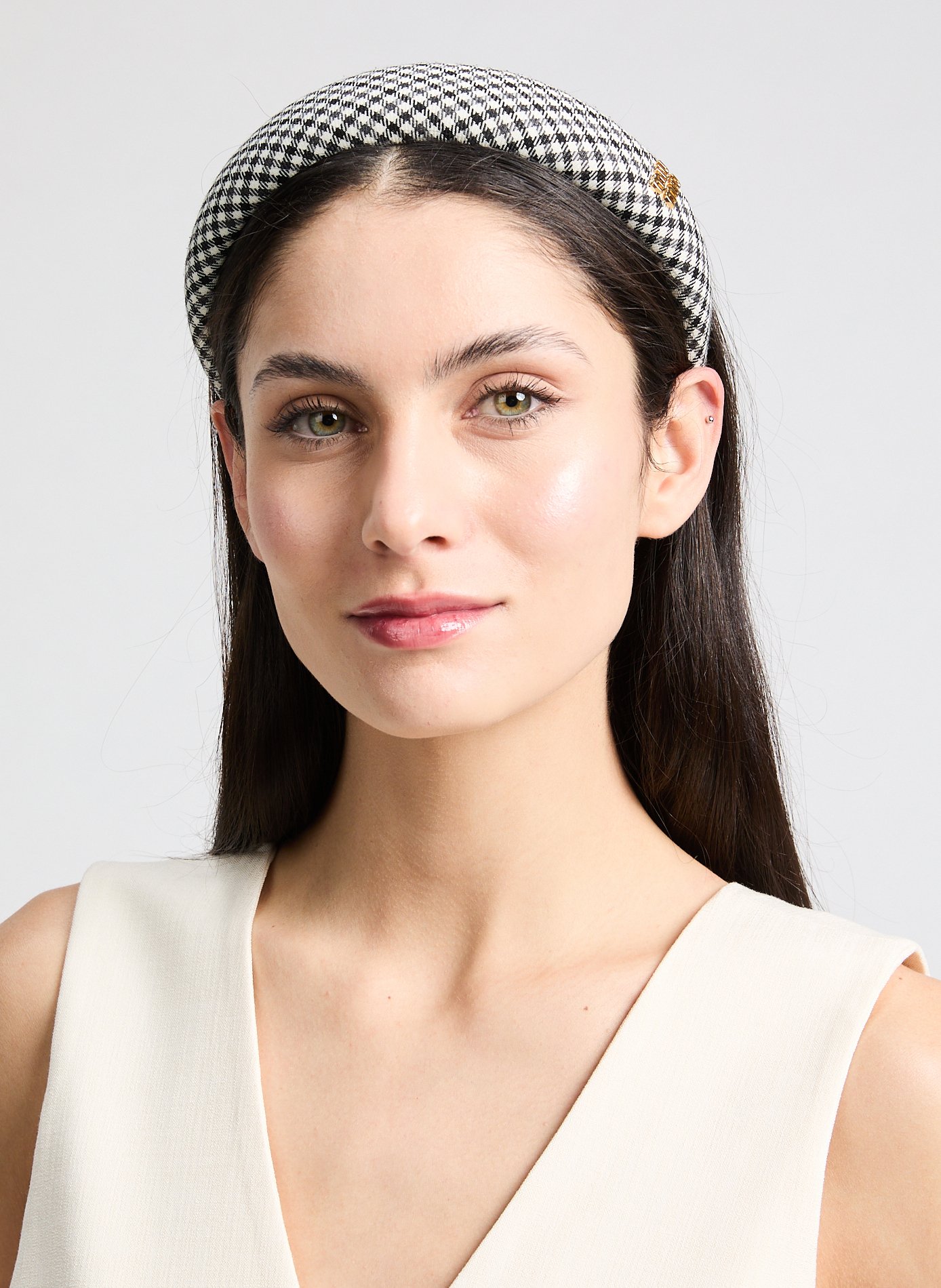 Serre-tête vichy Miu Miu MIU MIU Multicolore