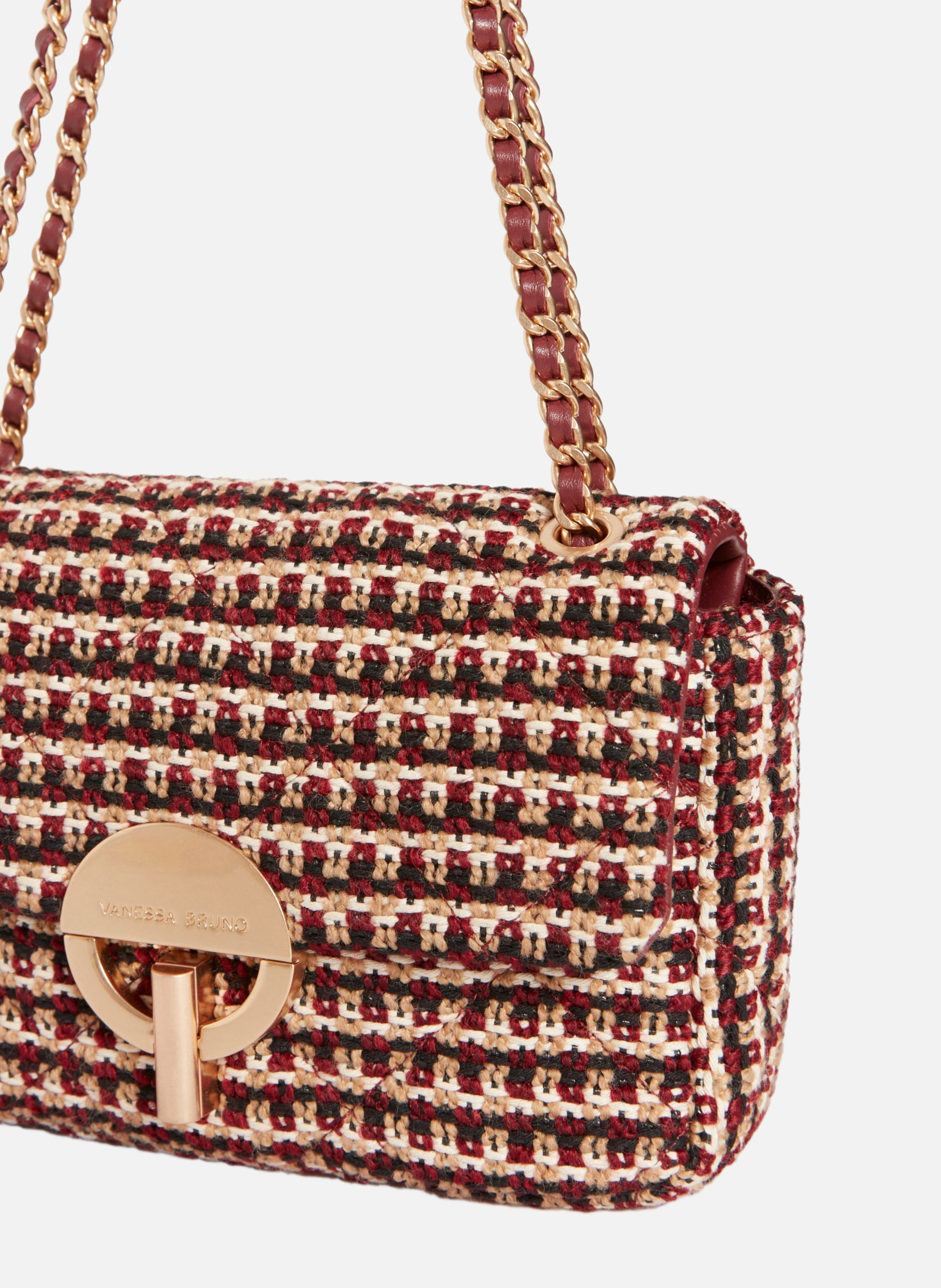 Moyen sac moon VANESSA BRUNO Rouge