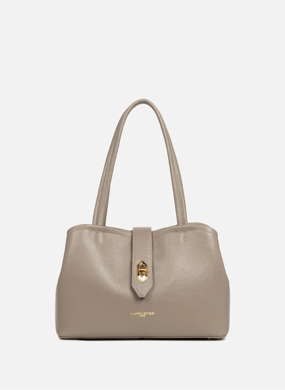 M tote bag - Top Double | Grey by LANCASTER M tote bag - Top Double Grey