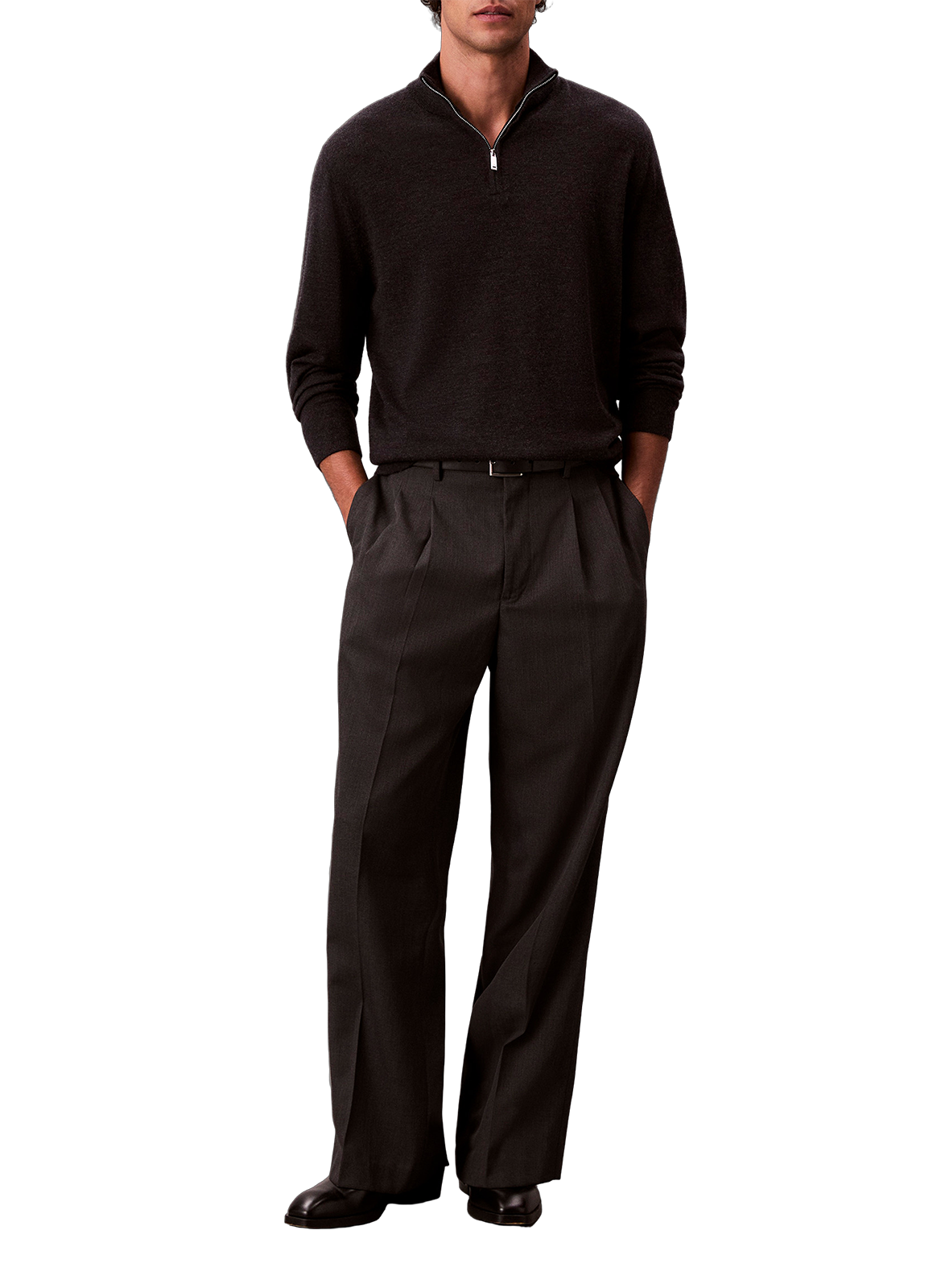 Roll-neck wool Jumper  CALVIN KLEIN Grey