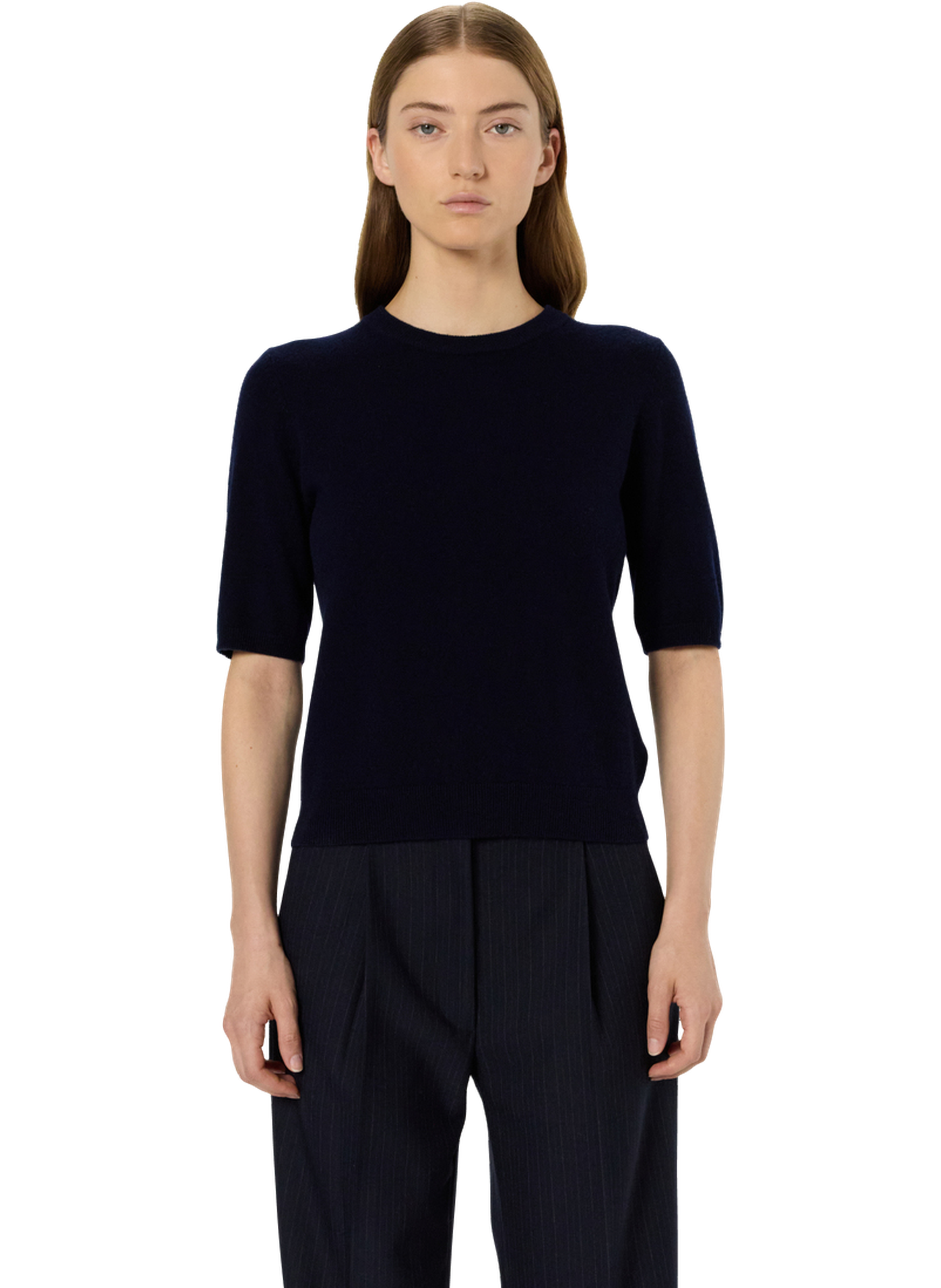 Pull à manches courtes en laine - evaelle GERARD DAREL Bleu