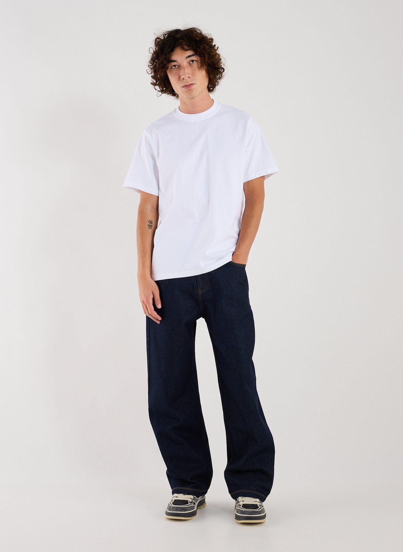 Straight printed cotton T-shirt ARTE ANTWERP White