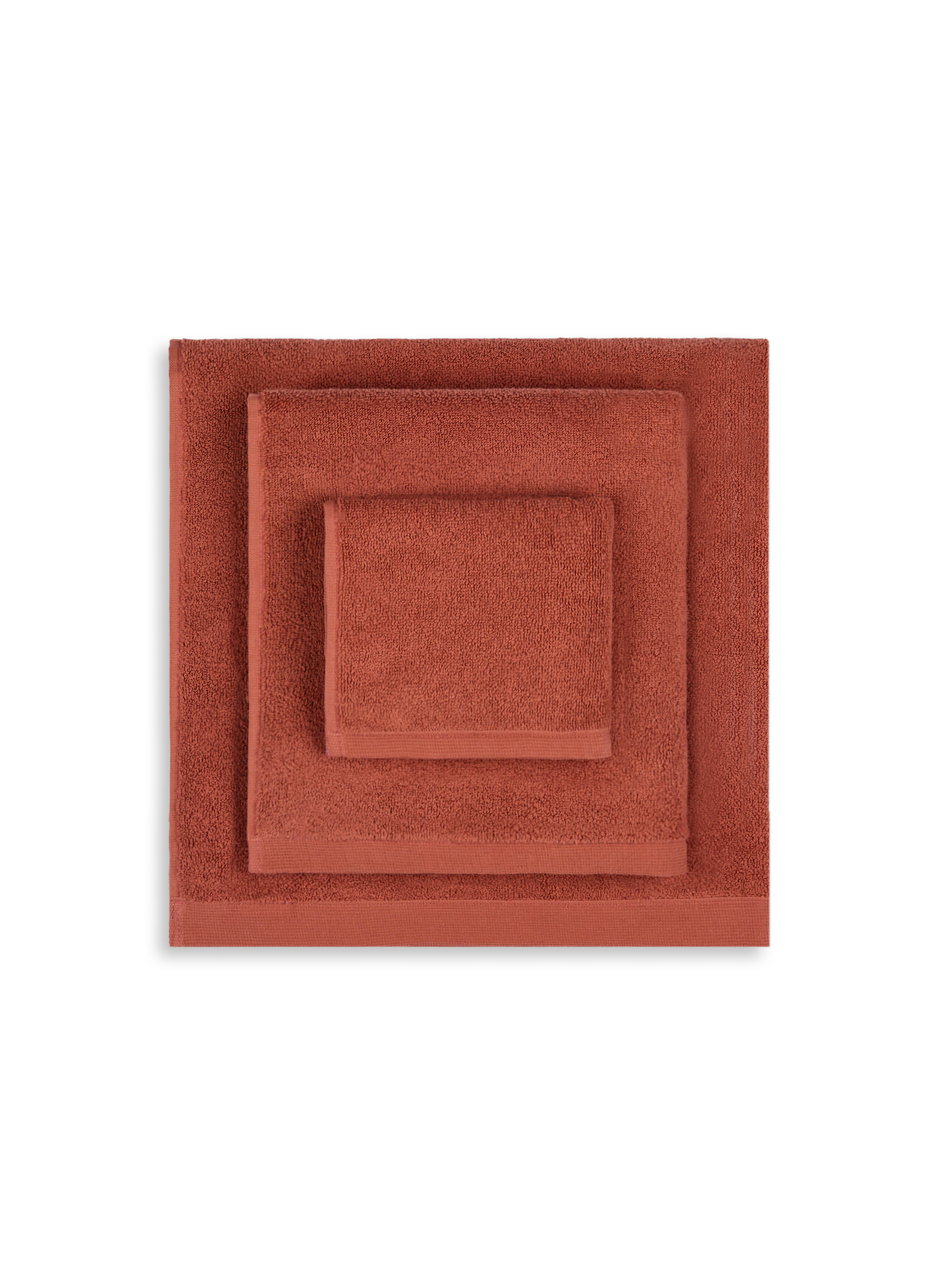 Drap de bain en coton biologique AU PRINTEMPS PARIS Rouge