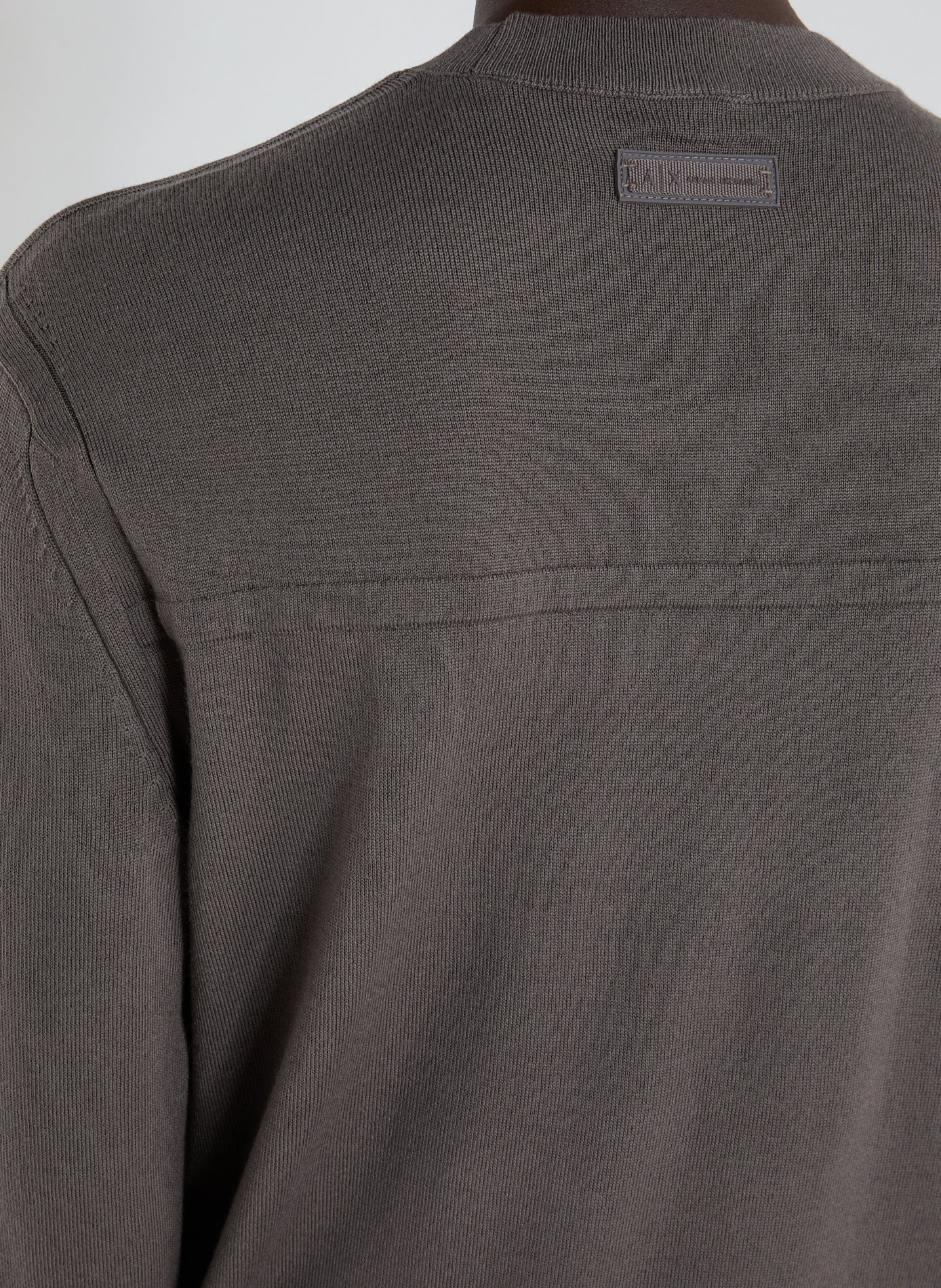 Wool-blend round-neck jumper ARMANI EXCHANGE Brown